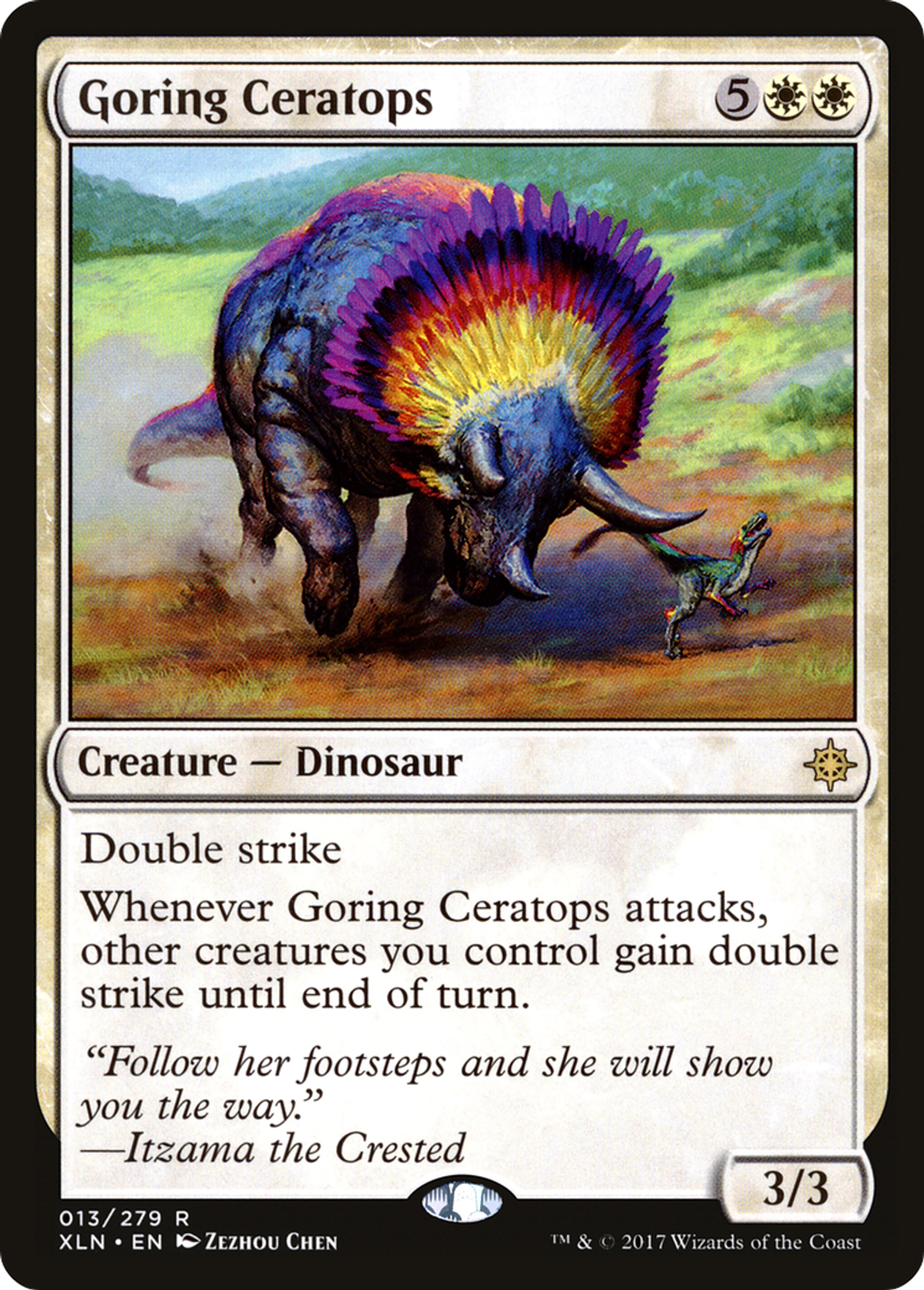 Goring Ceratops — Ixalan — Magic: The Gathering