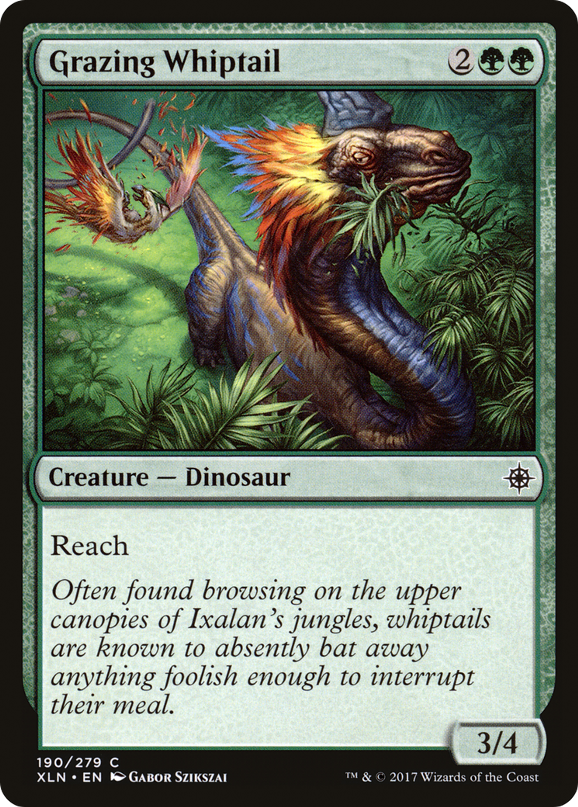 Grazing Whiptail — Ixalan — Magic: The Gathering
