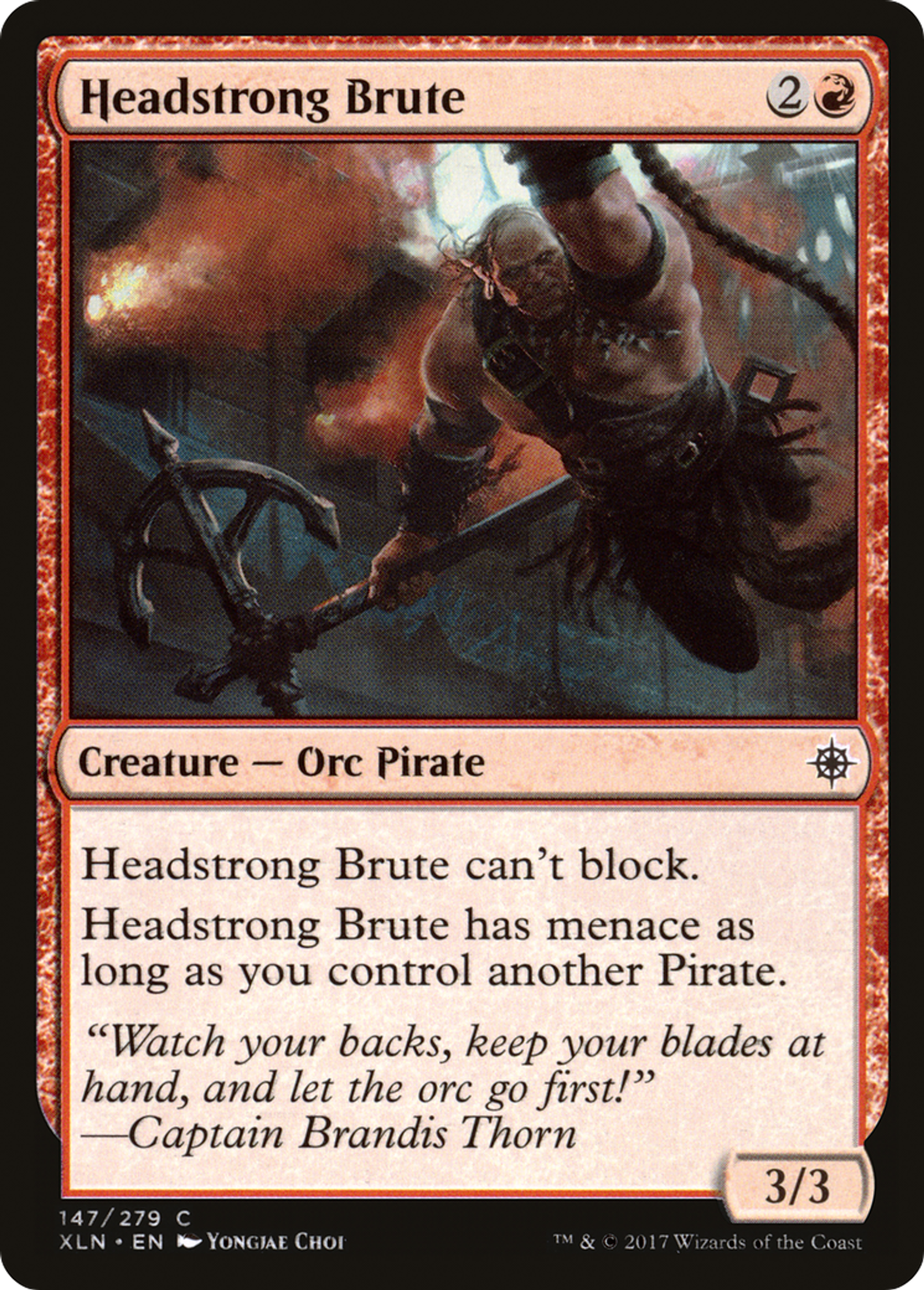 Headstrong Brute — Ixalan — Magic: The Gathering