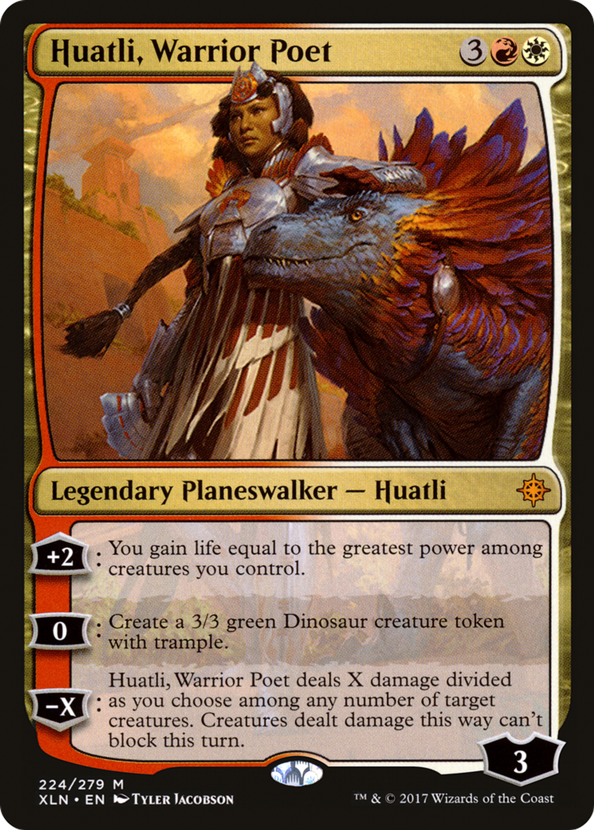 Huatli, Warrior Poet — Ixalan — Magic: The Gathering