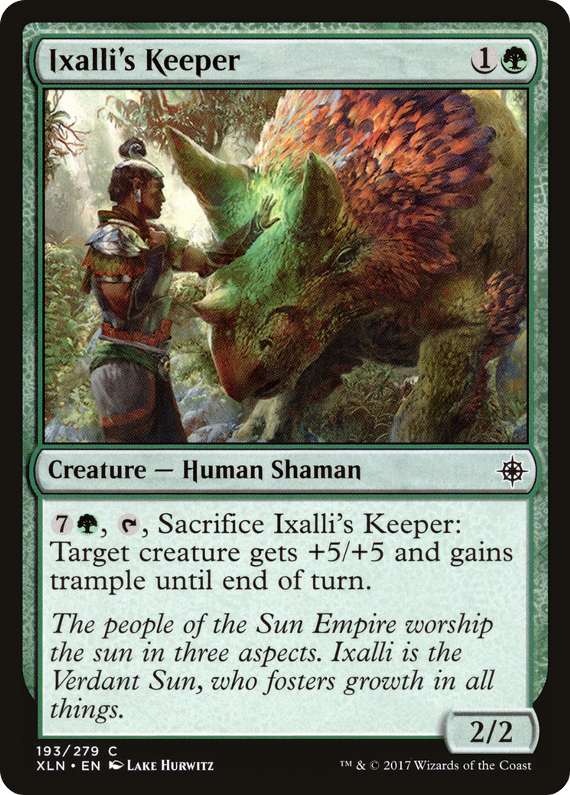 Ixalli's Keeper — Ixalan — Magic: The Gathering
