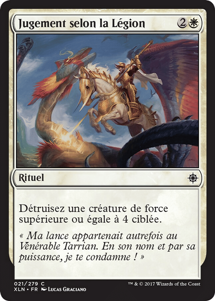 Jugement selon la Légion — Ixalan — Magic: The Gathering
