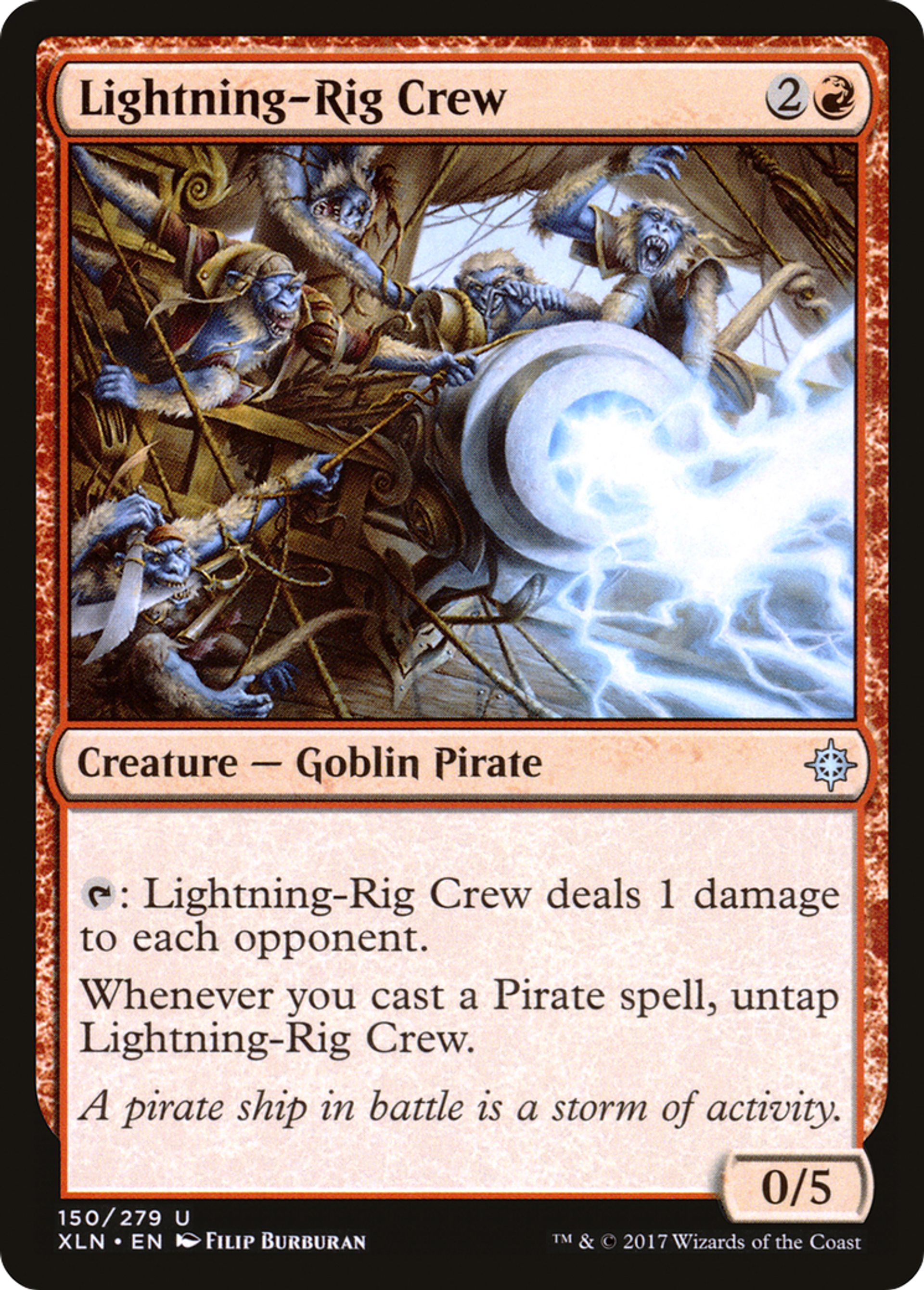Lightning-Rig Crew — Ixalan — Magic: The Gathering