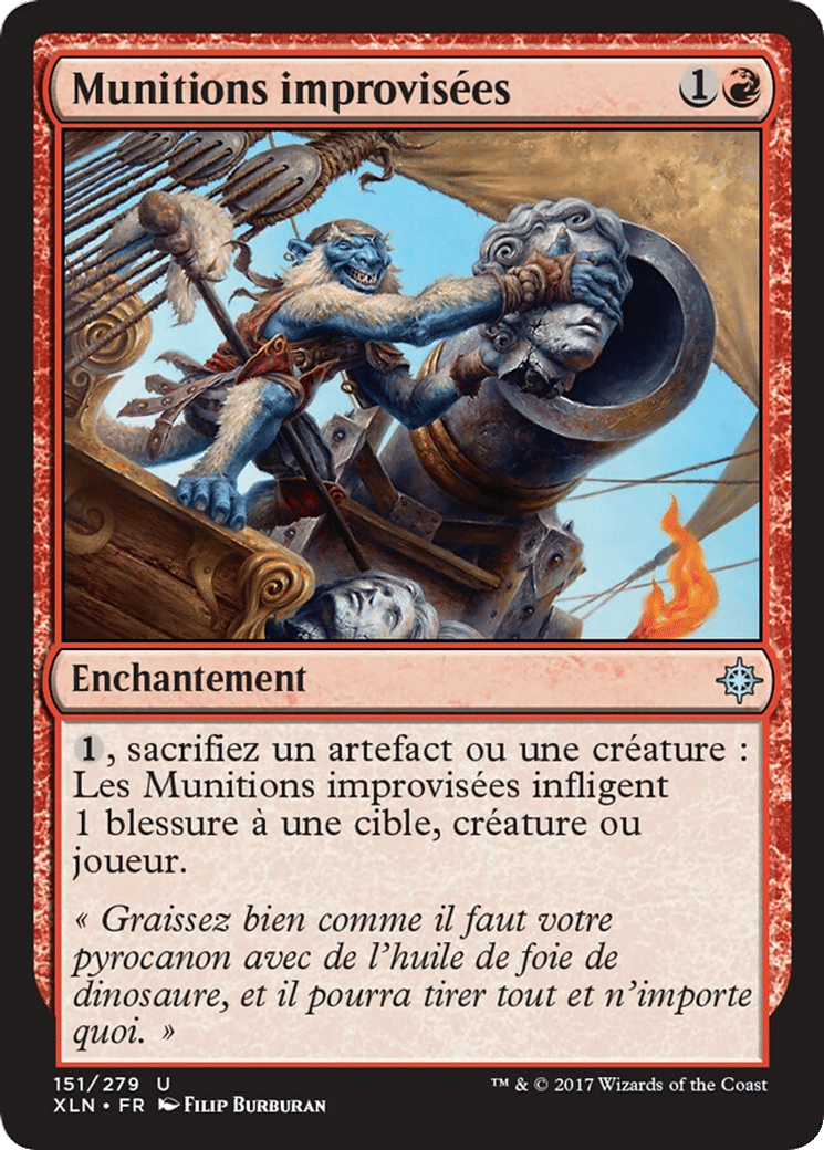 Munitions improvisées — Ixalan — Magic: The Gathering