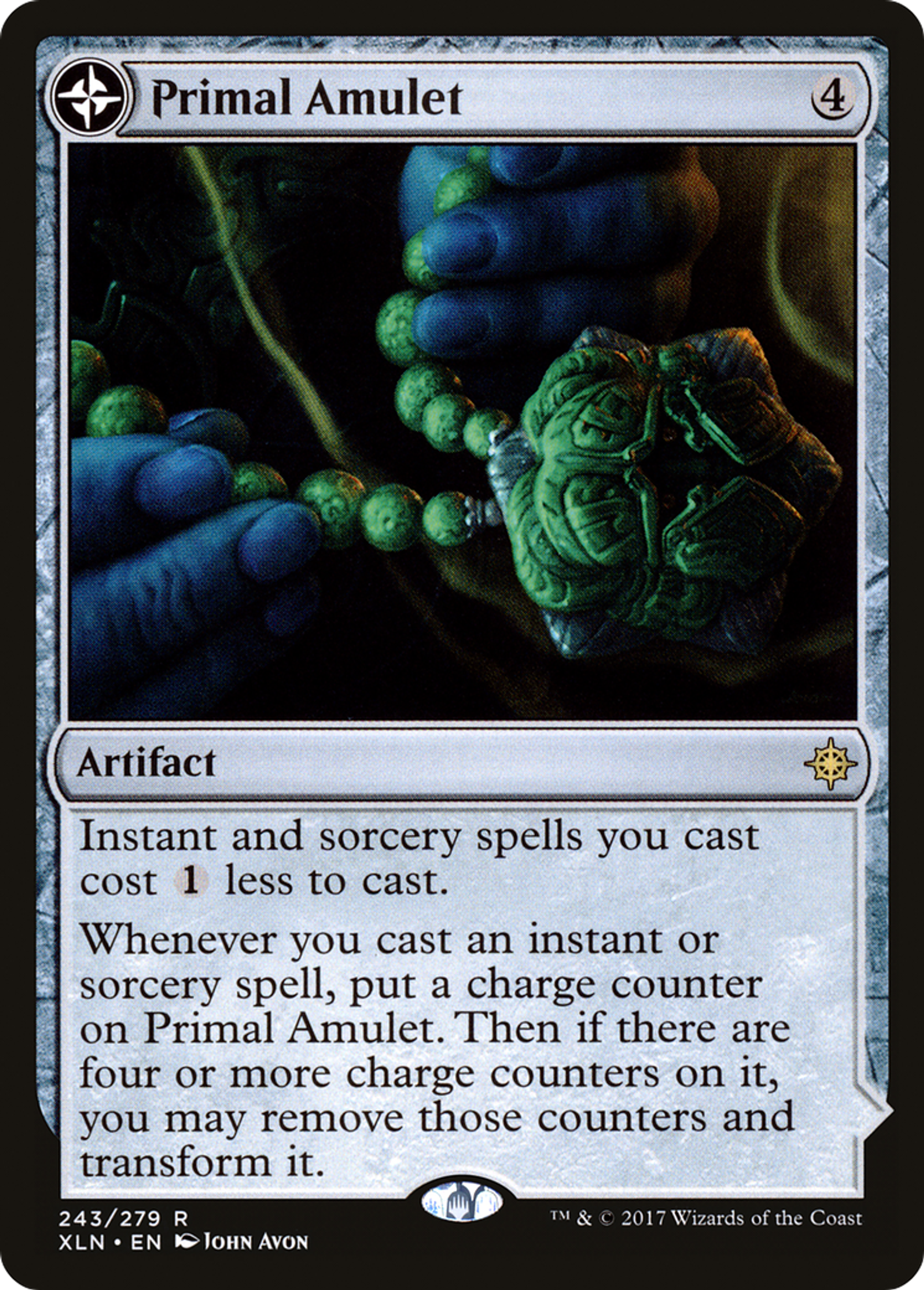 Primal Amulet // Primal Wellspring — Ixalan — Magic: The Gathering