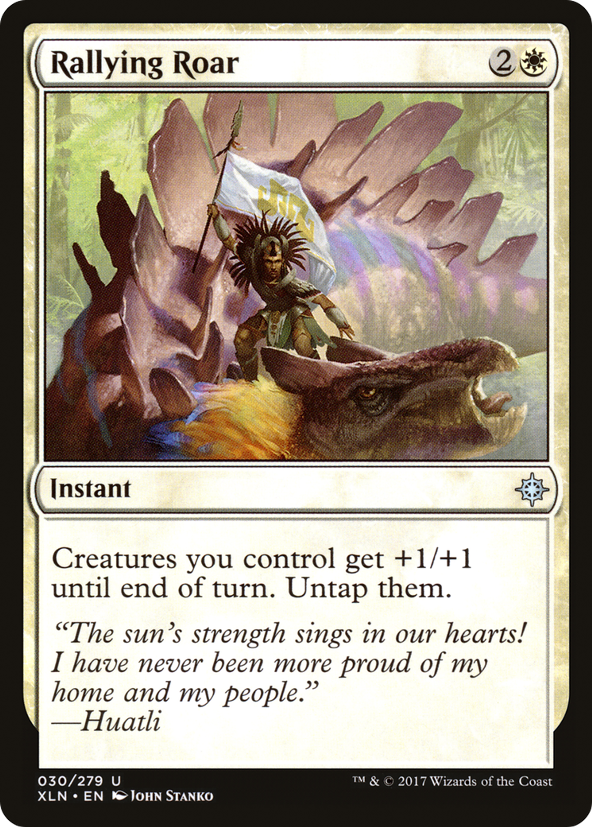 Rallying Roar — Ixalan — Magic: The Gathering