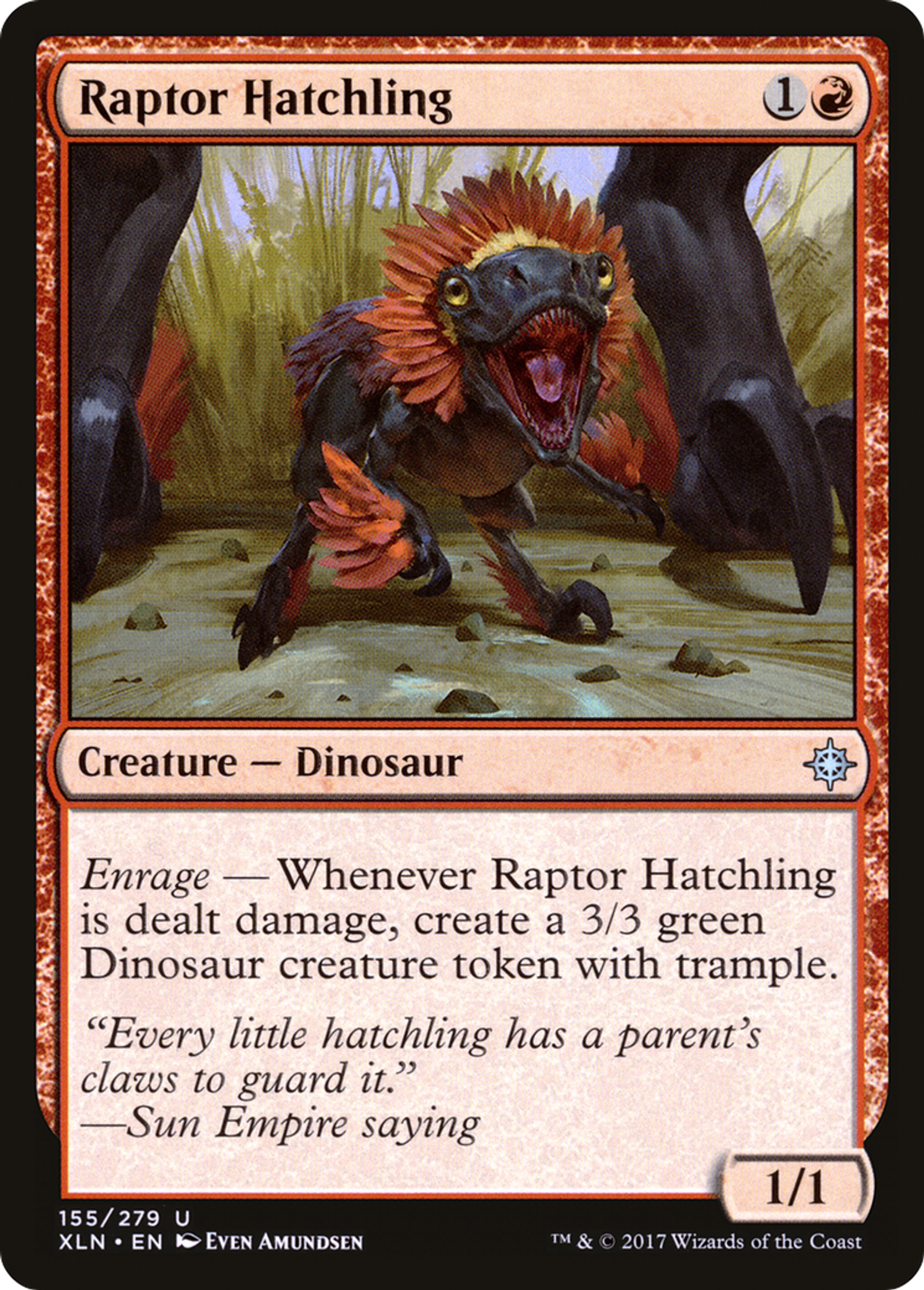 Progéniture de raptor — Ixalan — Magic: The Gathering