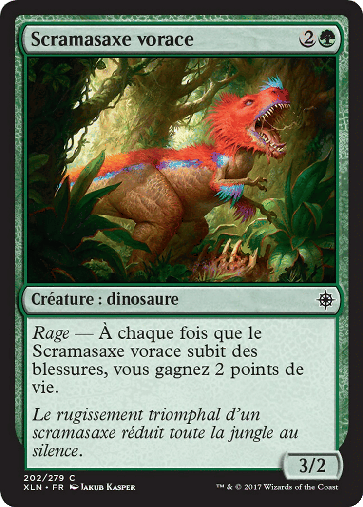 Scramasaxe vorace — Ixalan — Magic: The Gathering