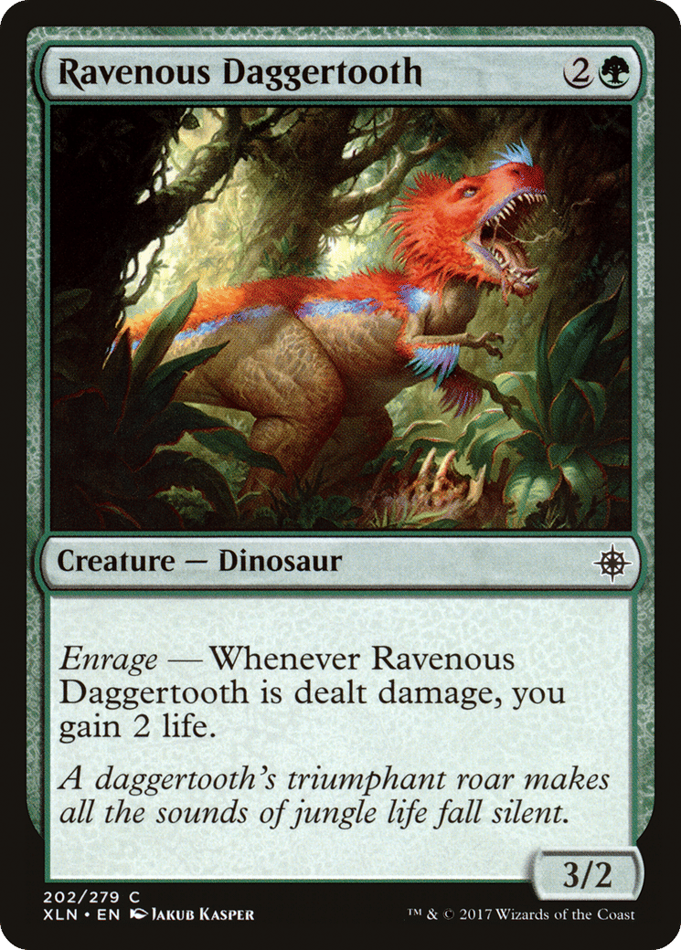 Ravenous Daggertooth — Ixalan — Magic: The Gathering