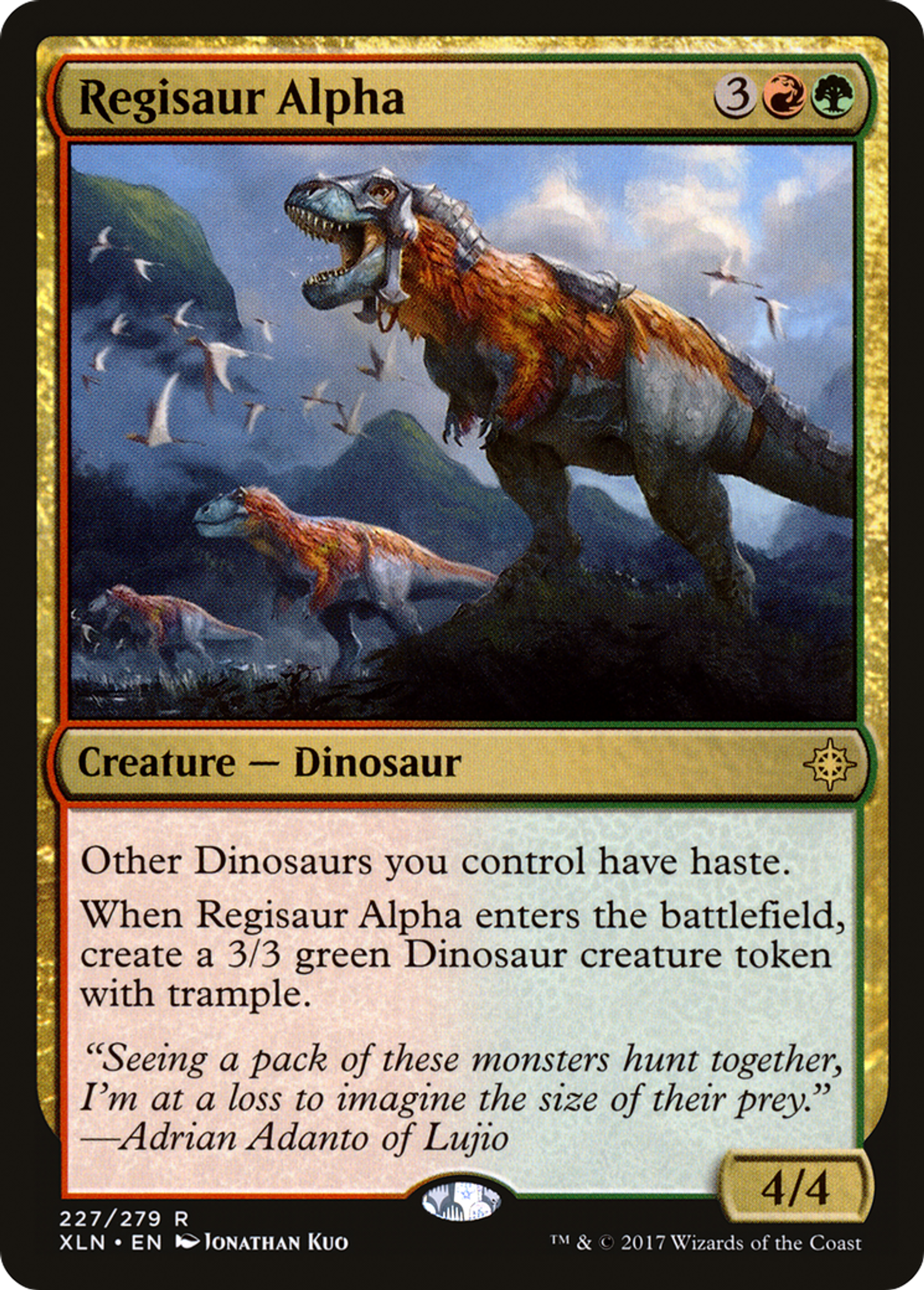 Régisaure alpha — Ixalan — Magic: The Gathering