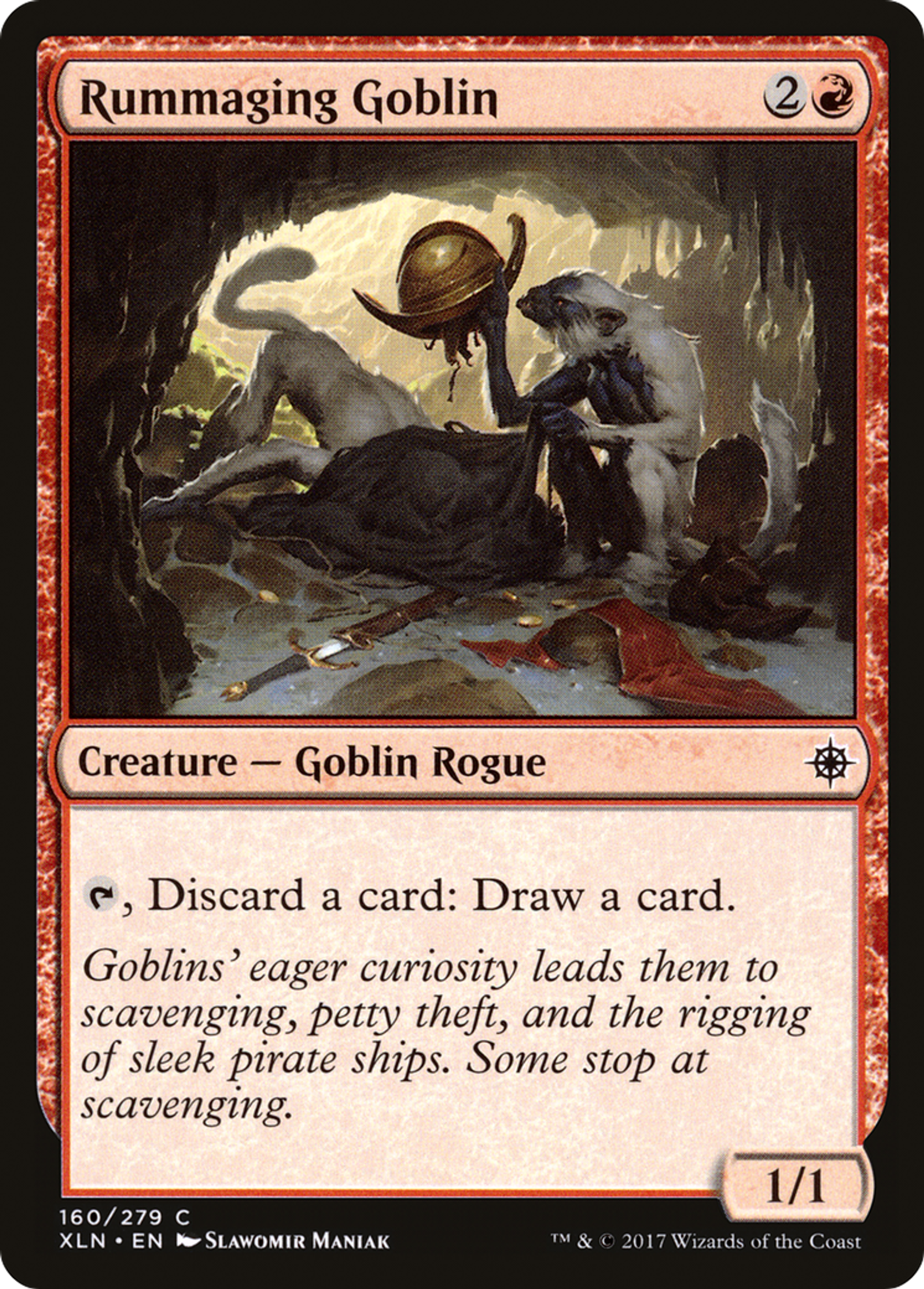 Rummaging Goblin — Ixalan — Magic: The Gathering