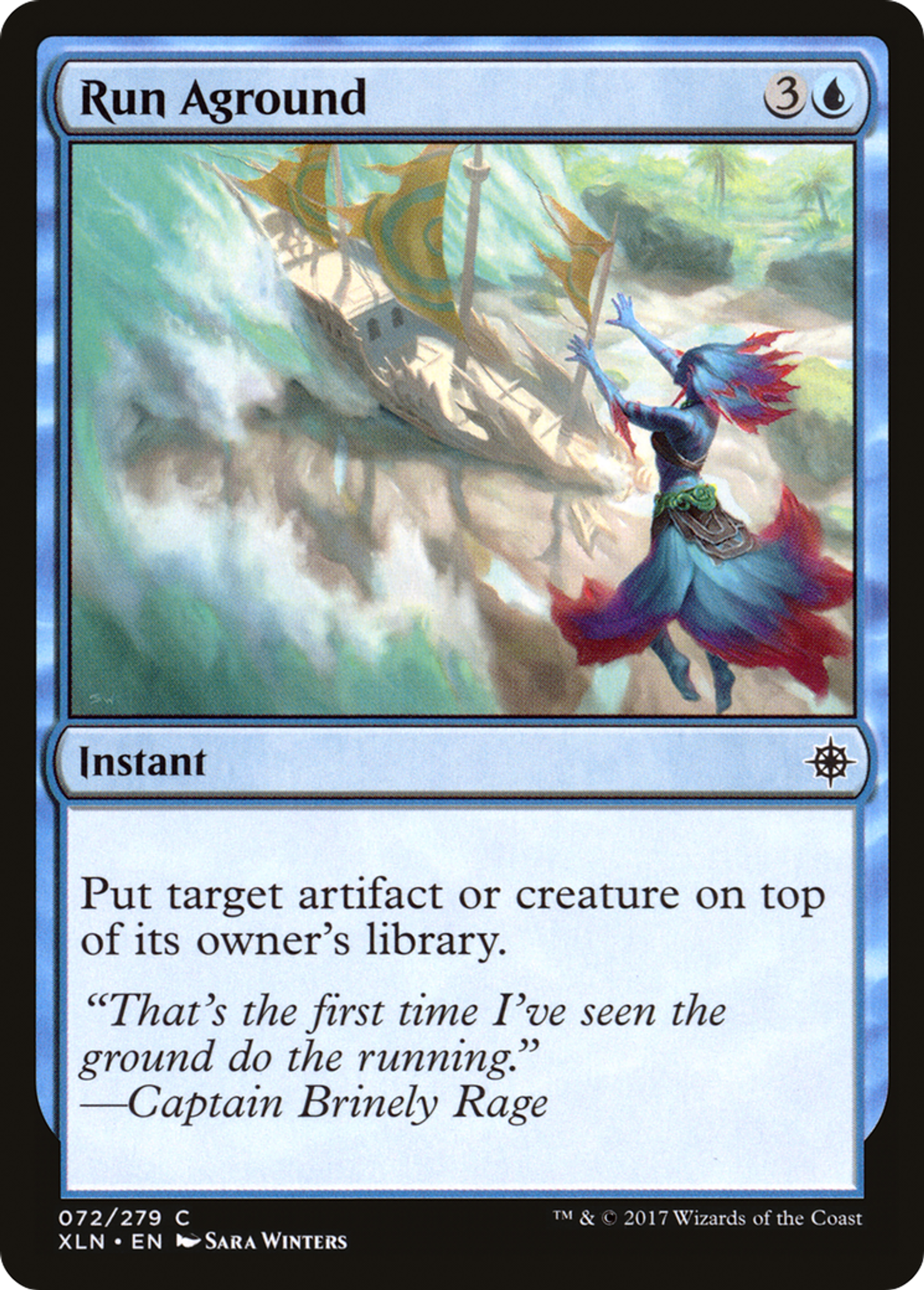 Run Aground — Ixalan — Magic: The Gathering