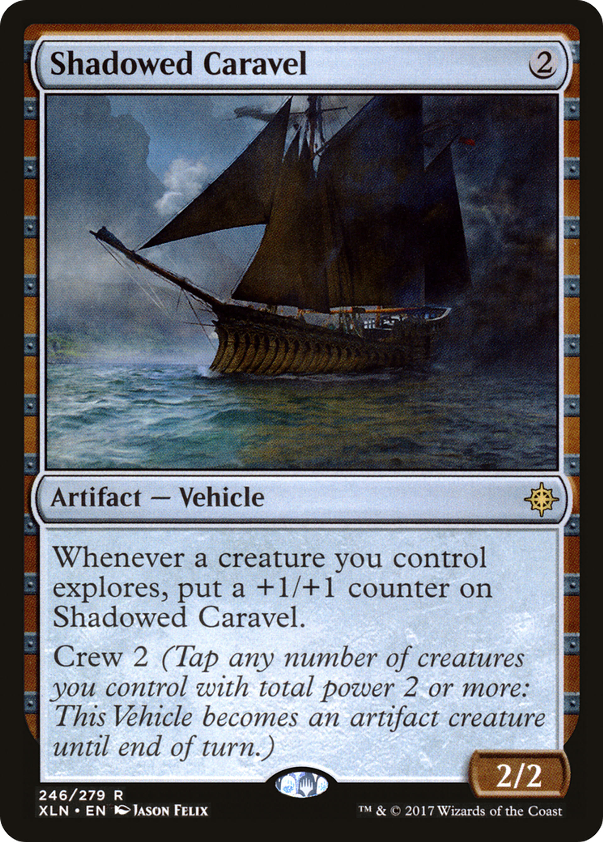 Shadowed Caravel — Ixalan — Magic: The Gathering