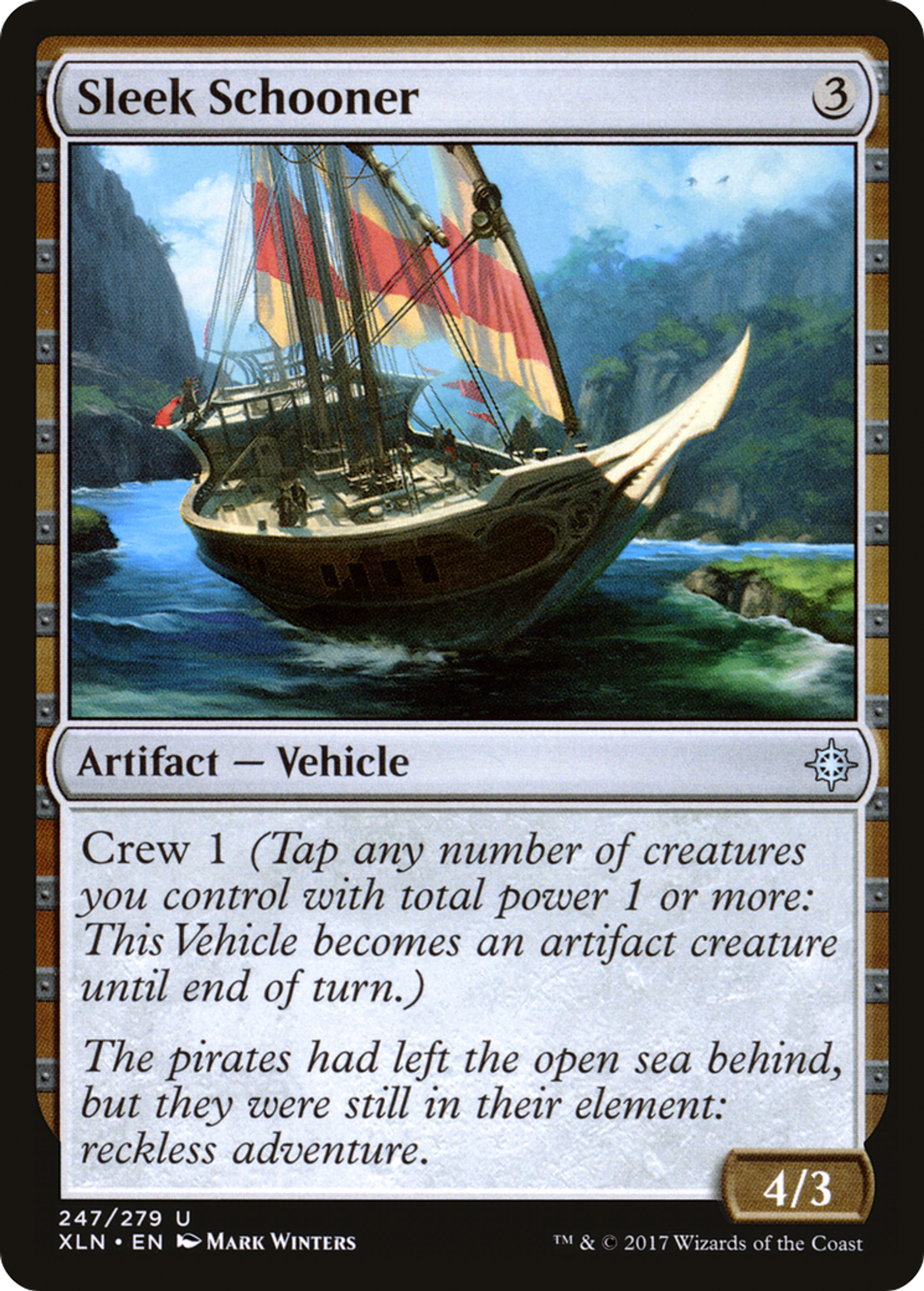 Sleek Schooner — Ixalan — Magic: The Gathering