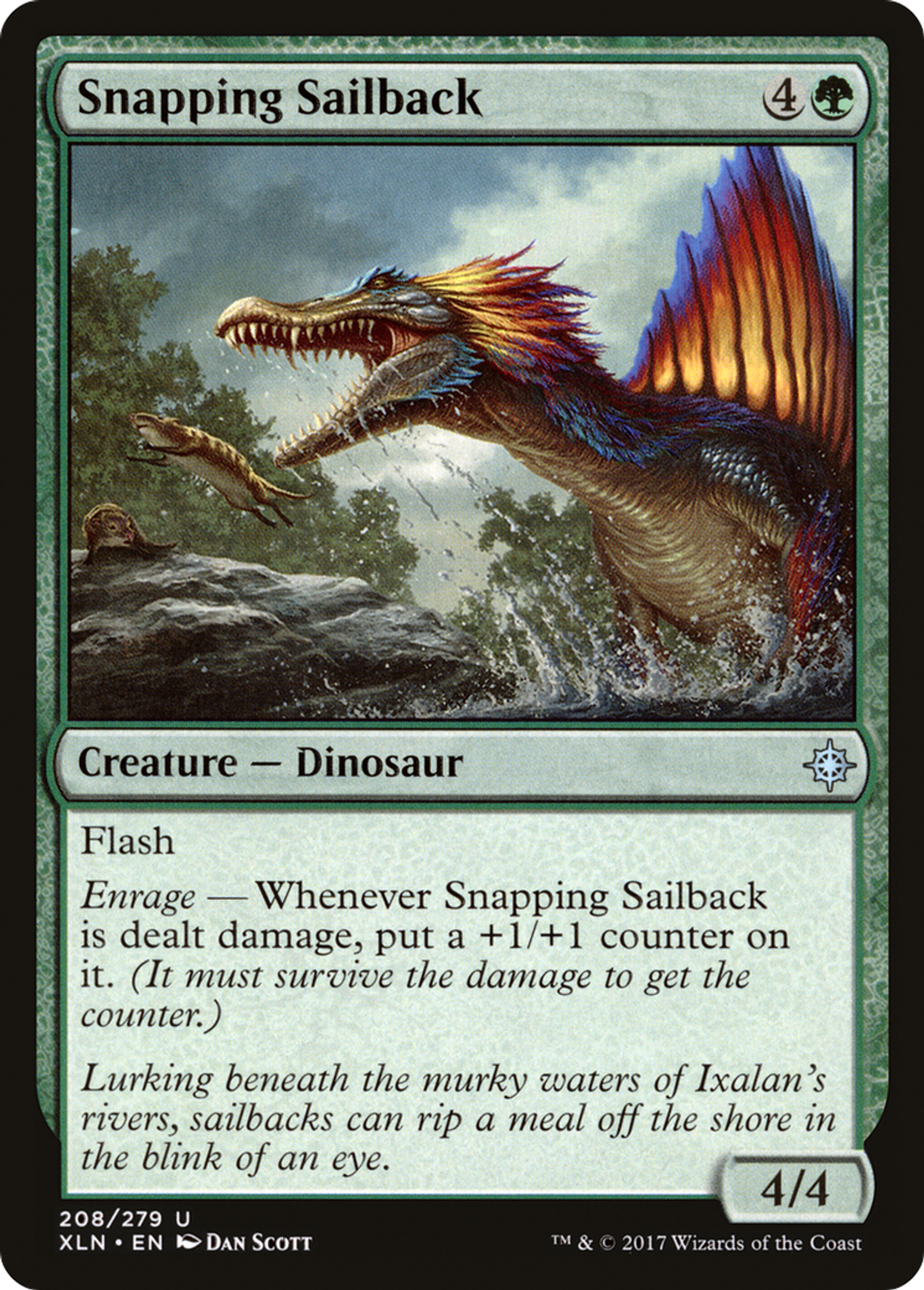 Snapping Sailback — Ixalan — Magic: The Gathering