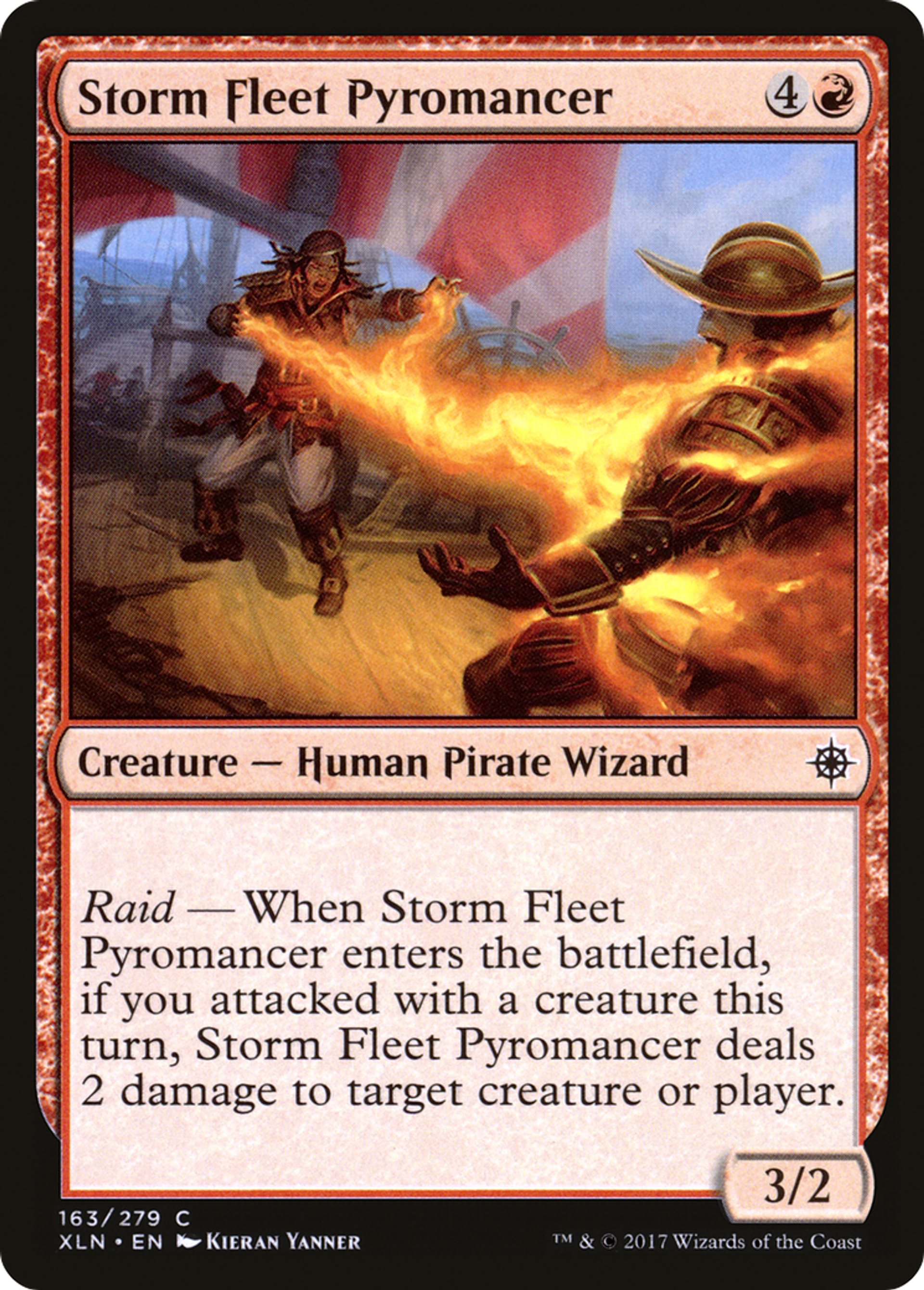 Storm Fleet Pyromancer — Ixalan — Magic: The Gathering