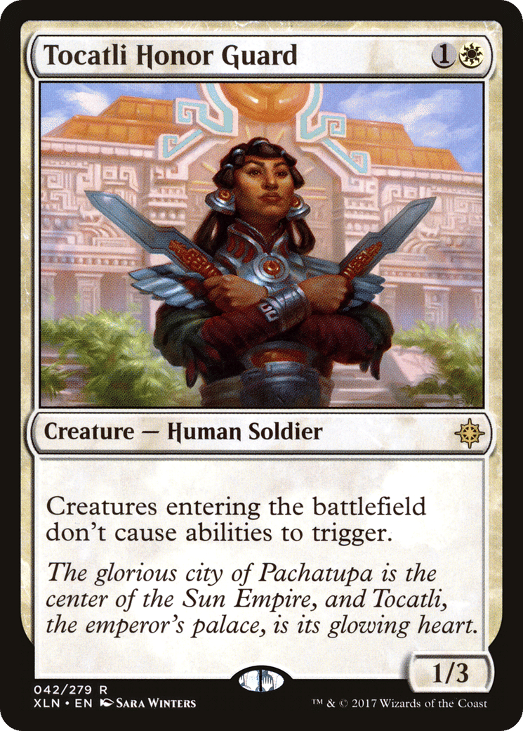 Tocatli Honor Guard — Ixalan — Magic: The Gathering