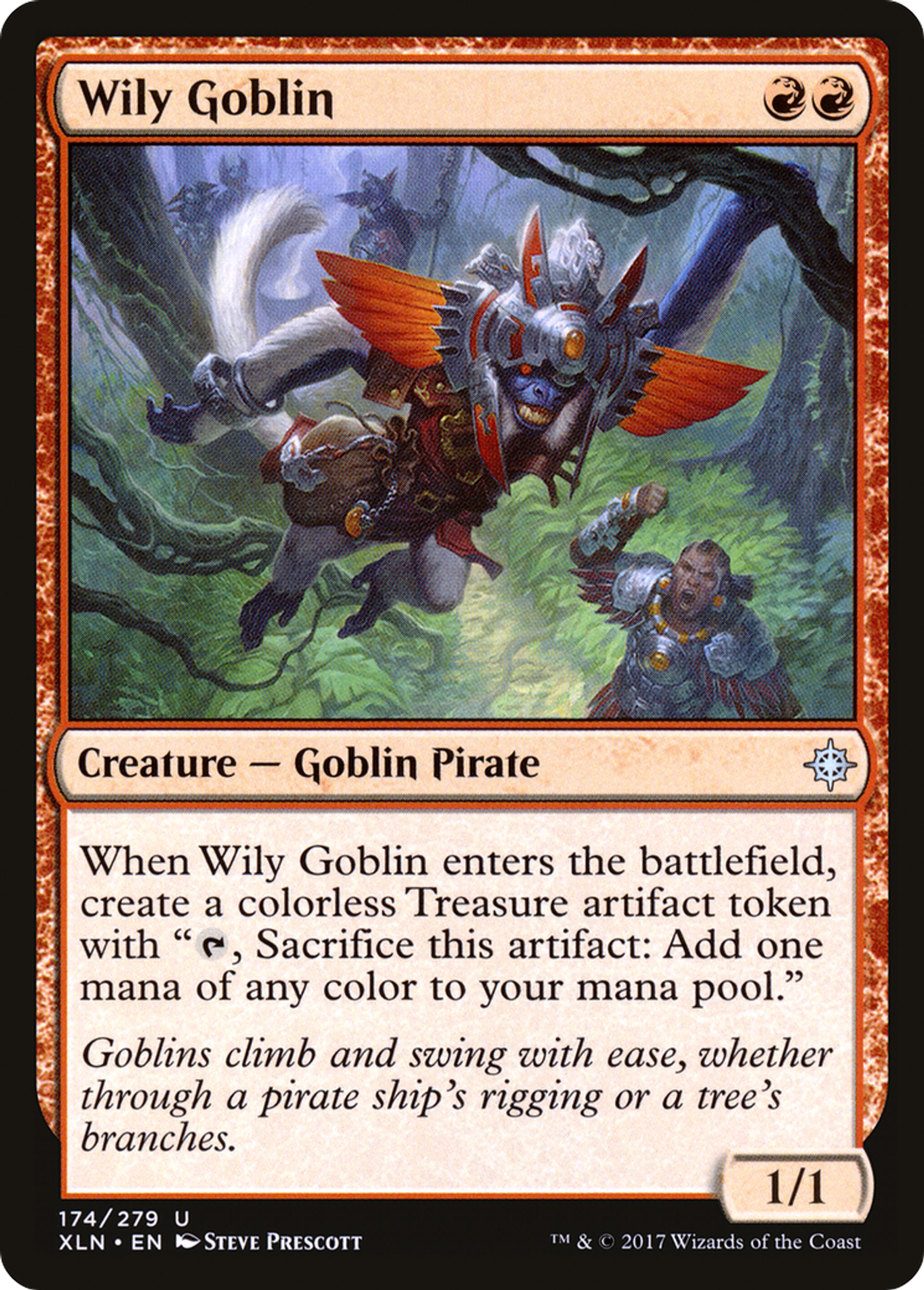 Wily Goblin — Ixalan — Magic: The Gathering