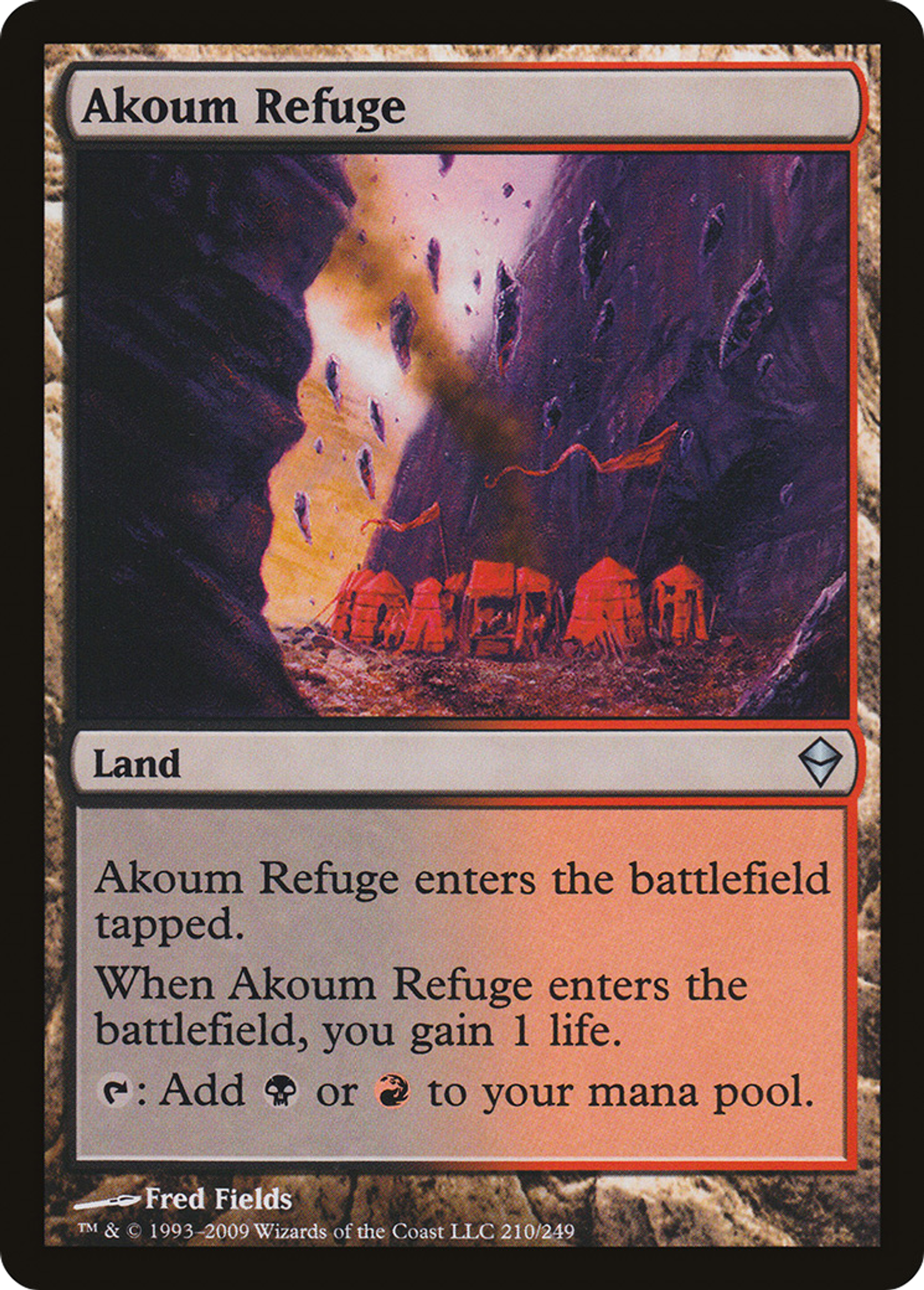 Akoum Refuge — Zendikar — Magic: The Gathering