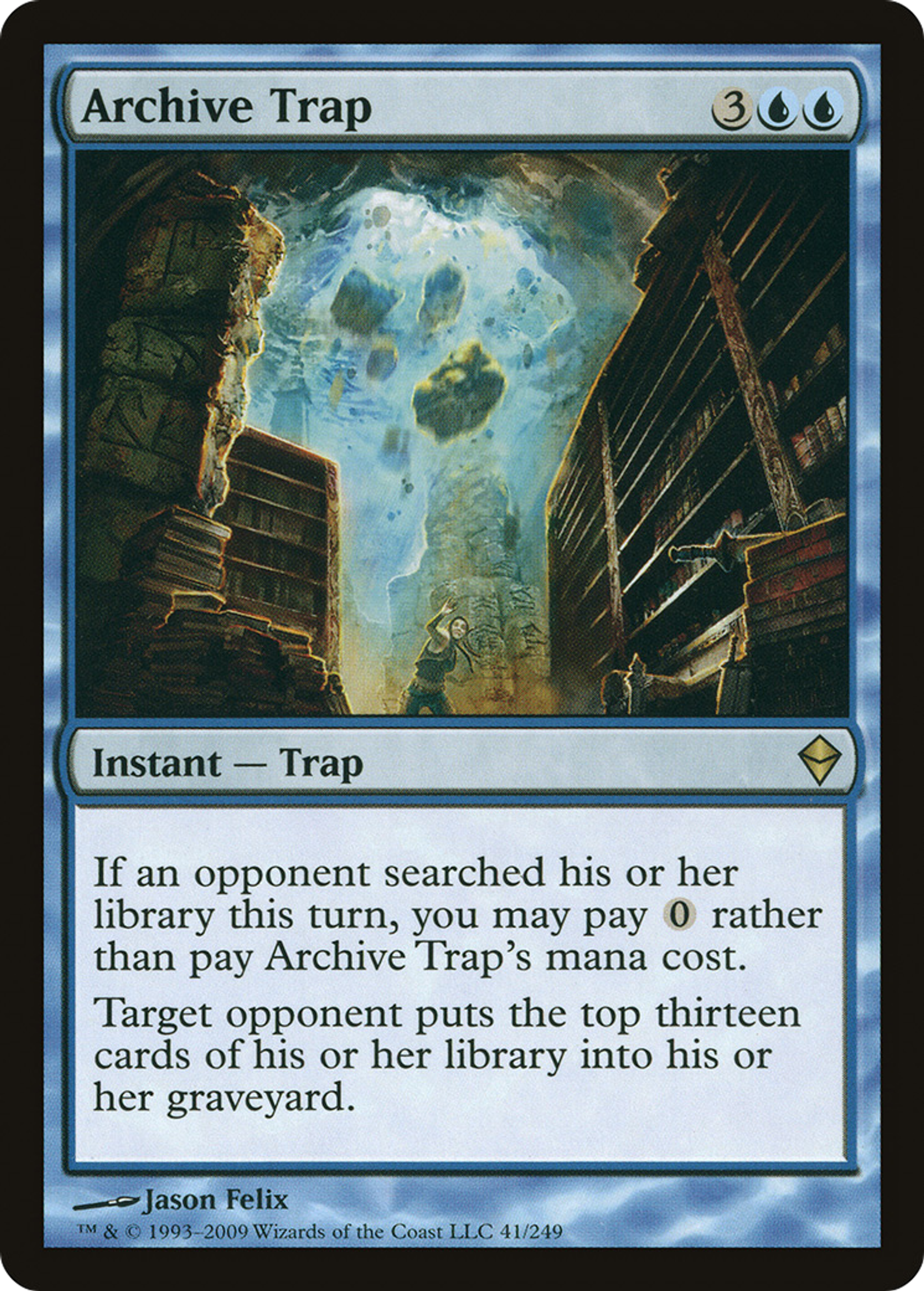Archive Trap — Zendikar — Magic: The Gathering