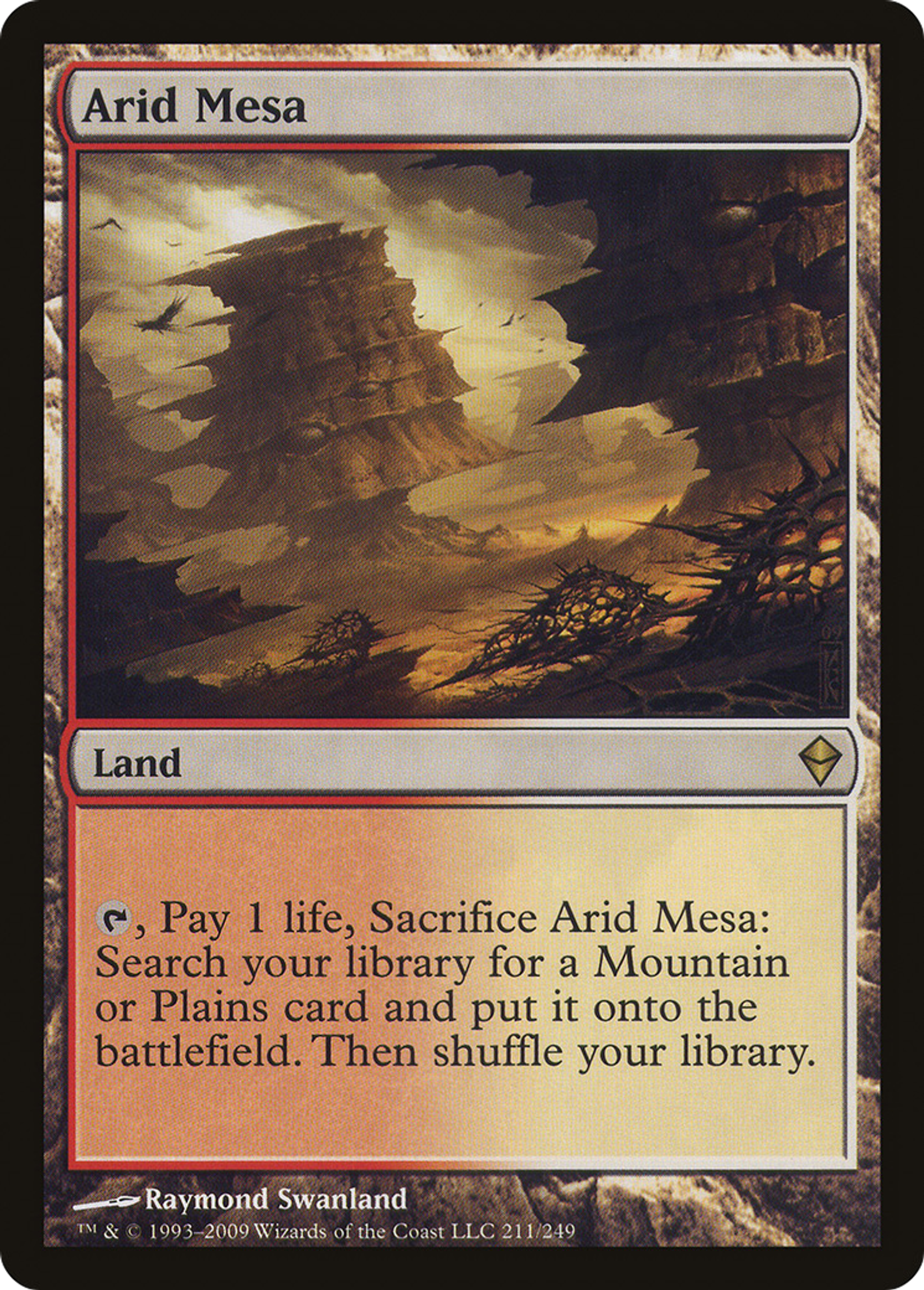 Mesa aride — Zendikar — Magic: The Gathering