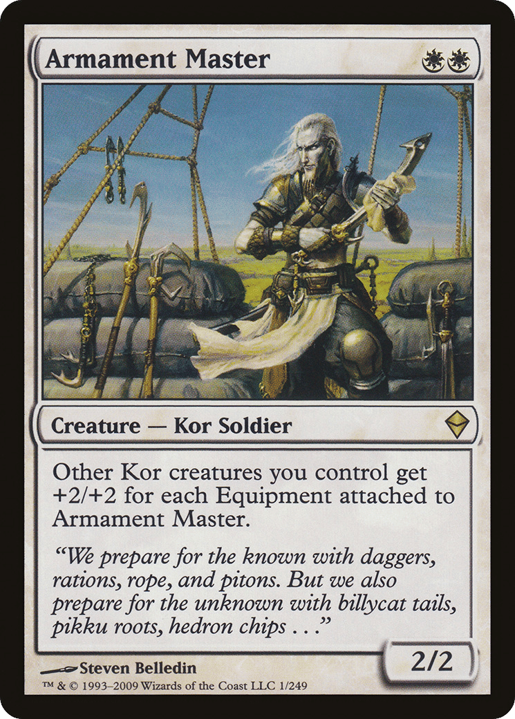 Armament Master — Zendikar — Magic: The Gathering
