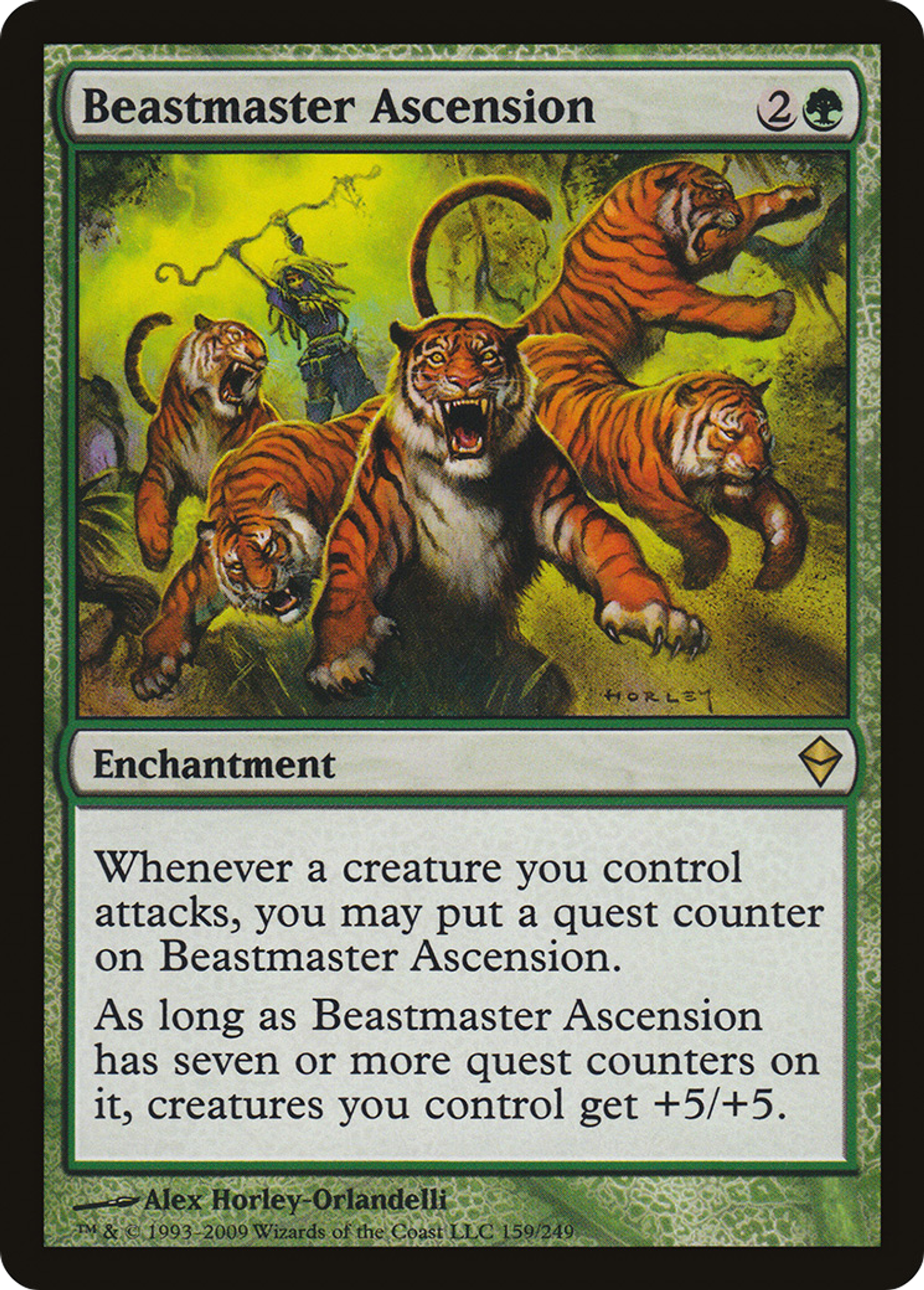 Beastmaster Ascension — Zendikar — Magic: The Gathering