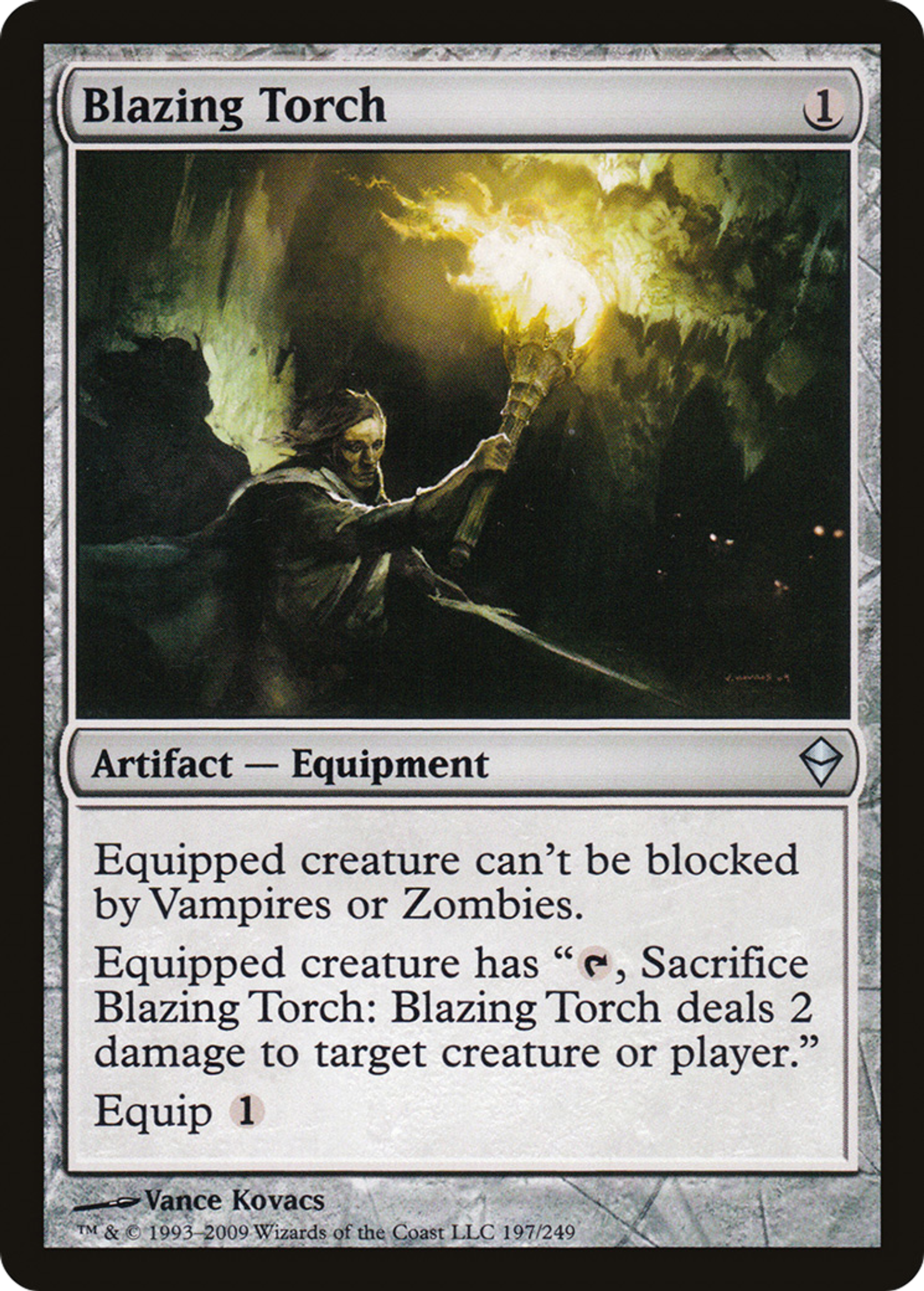 Blazing Torch — Zendikar — Magic: The Gathering