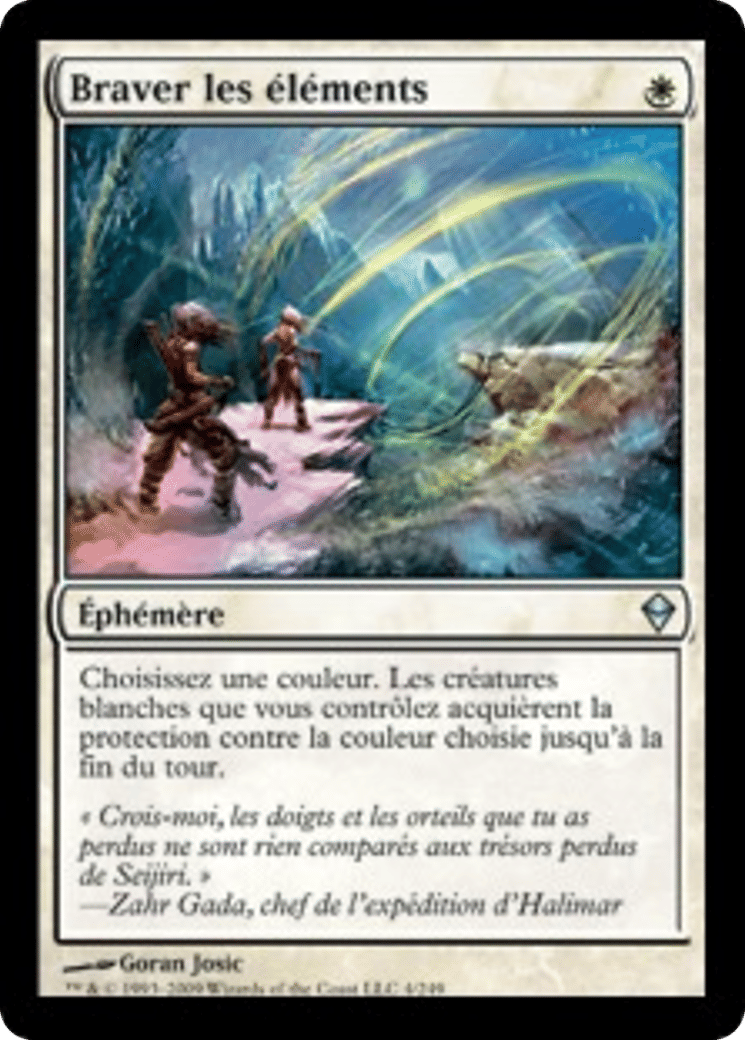 Braver les éléments — Zendikar — Magic: The Gathering
