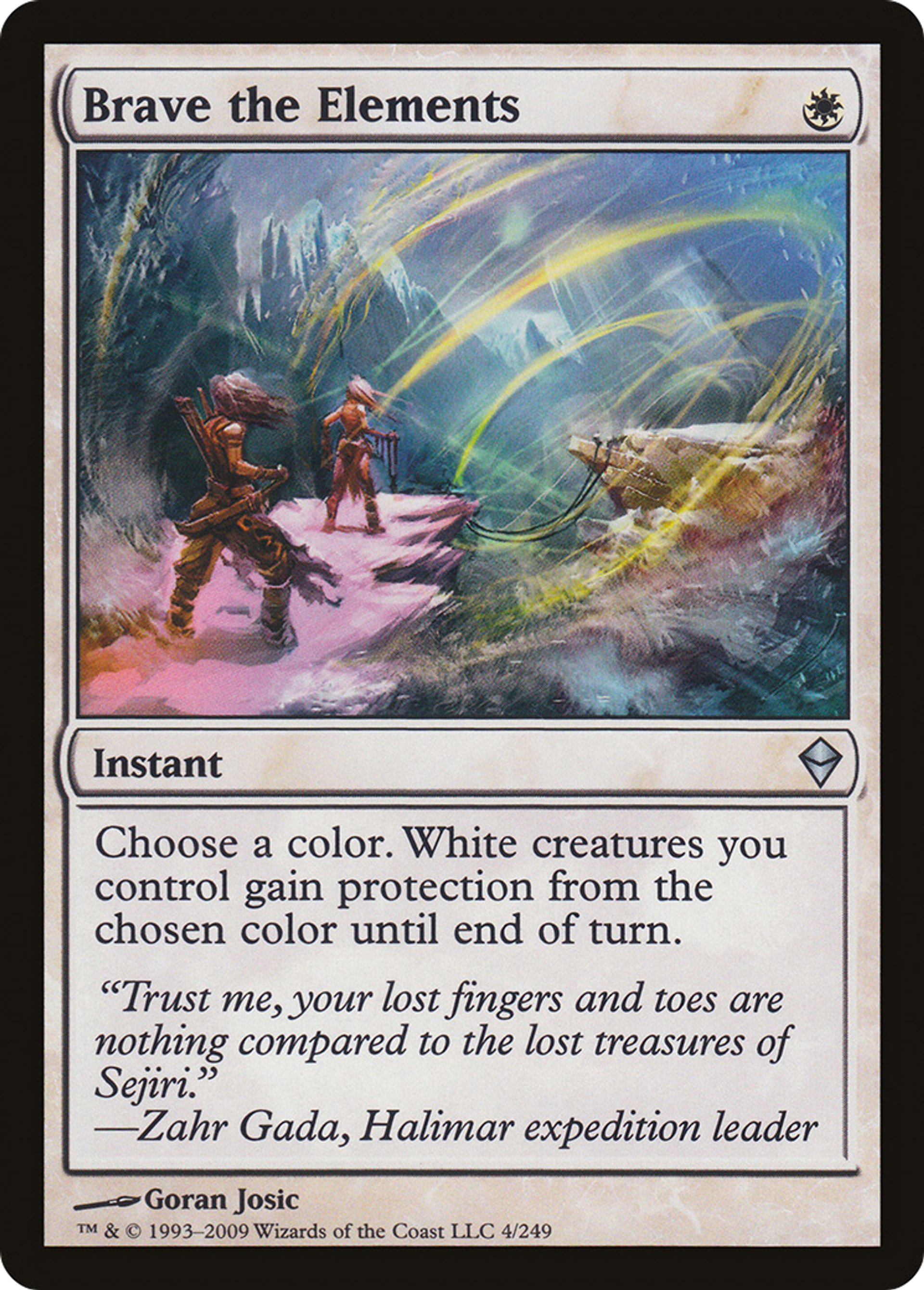 Brave the Elements — Zendikar — Magic: The Gathering