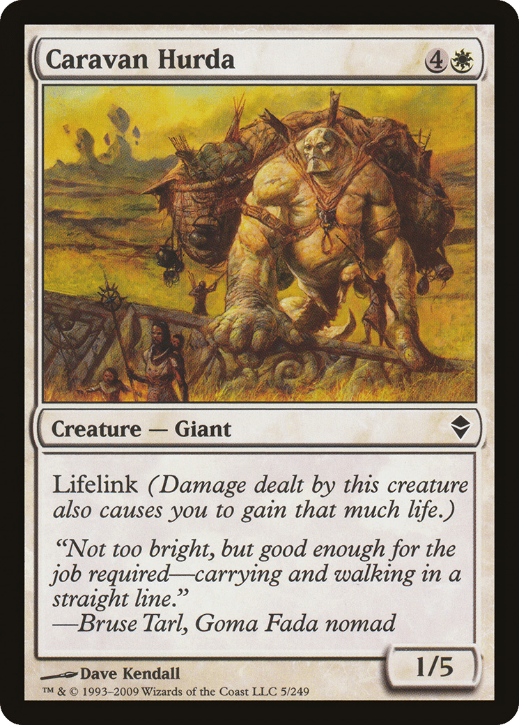 Caravan Hurda — Zendikar — Magic: The Gathering
