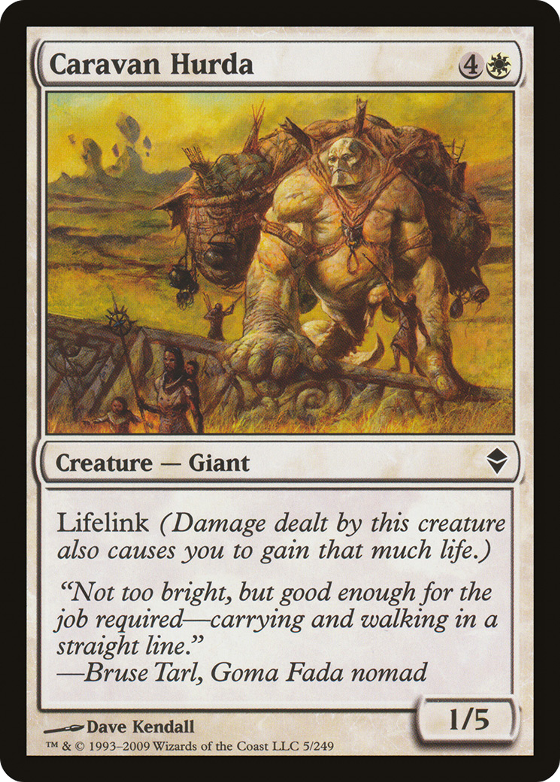 Caravan Hurda — Zendikar — Magic: The Gathering
