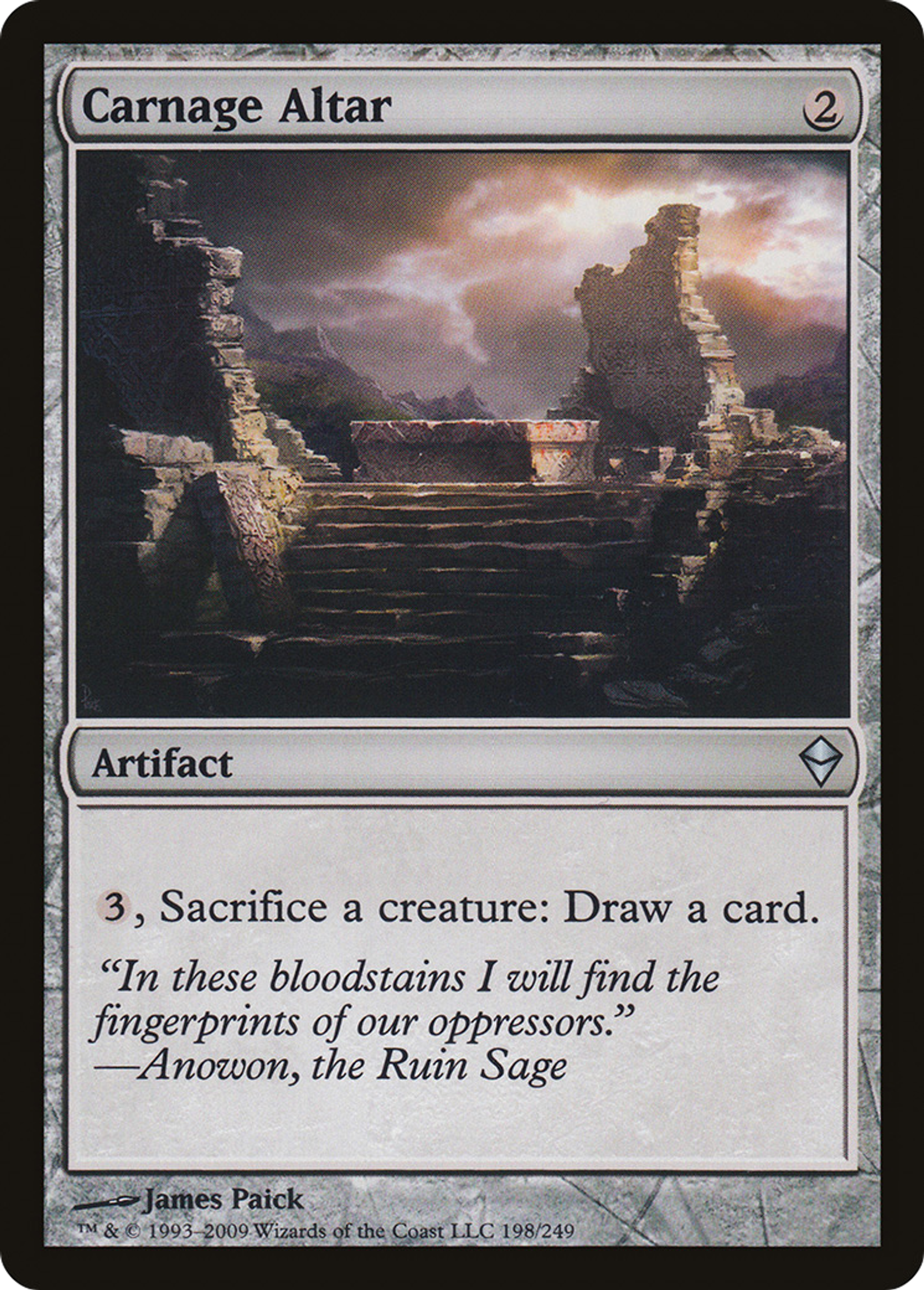 Carnage Altar — Zendikar — Magic: The Gathering
