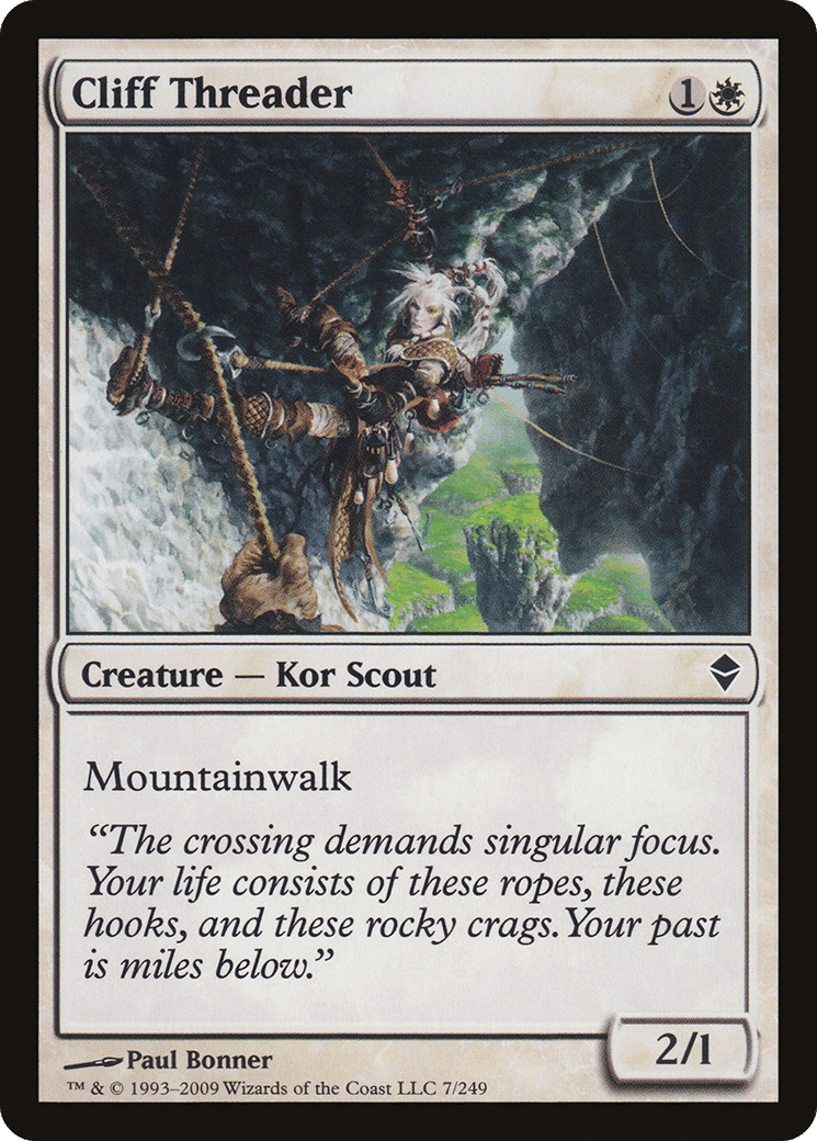 Cliff Threader — Zendikar — Magic: The Gathering