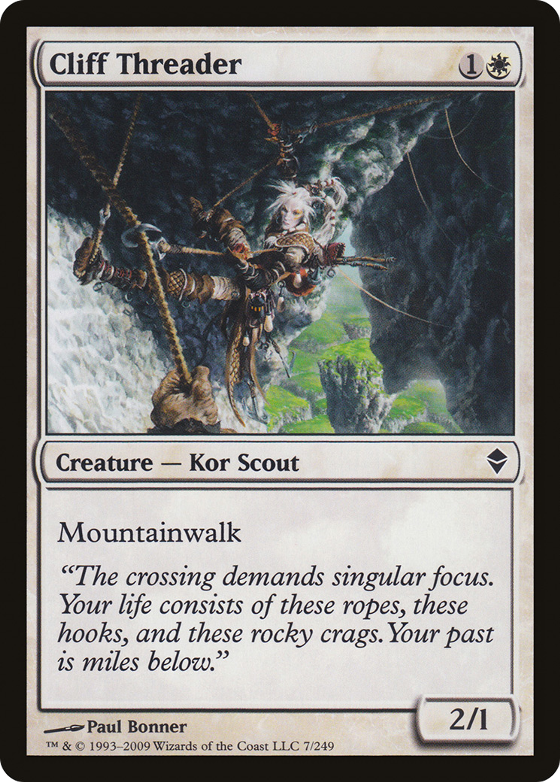 Cliff Threader — Zendikar — Magic: The Gathering