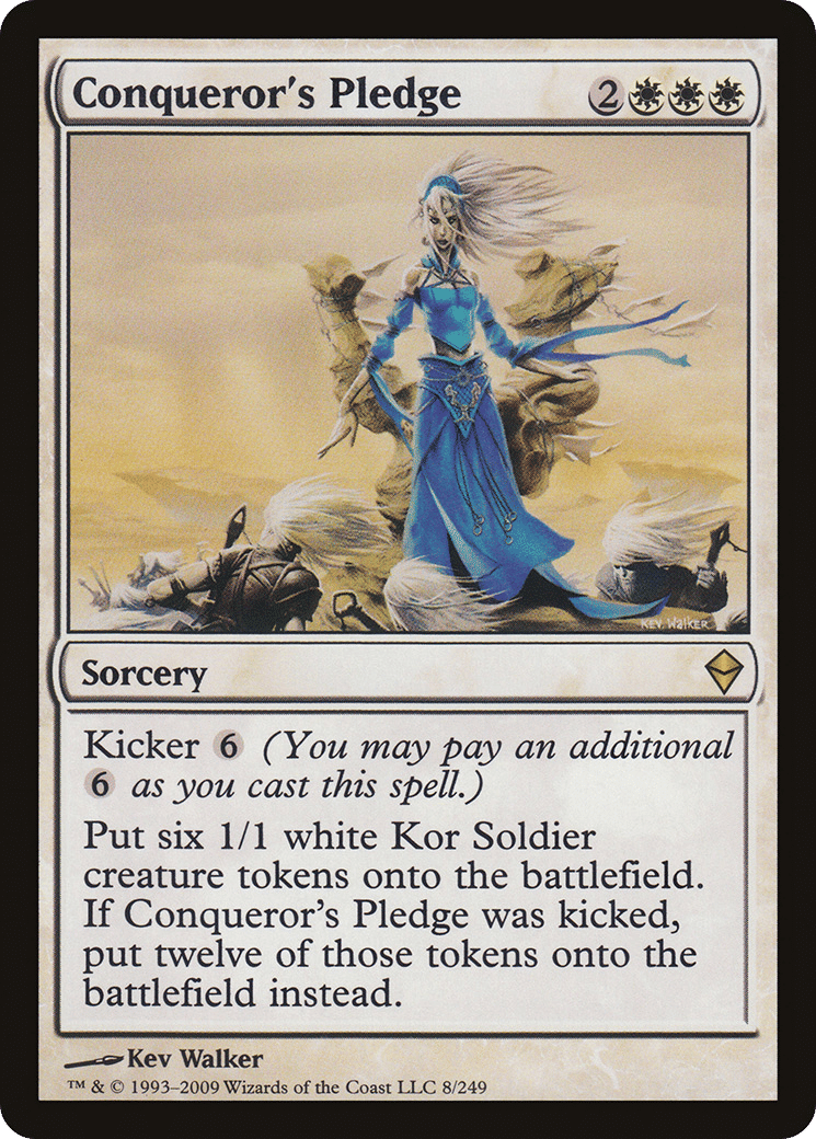 Conqueror's Pledge — Zendikar — Magic: The Gathering