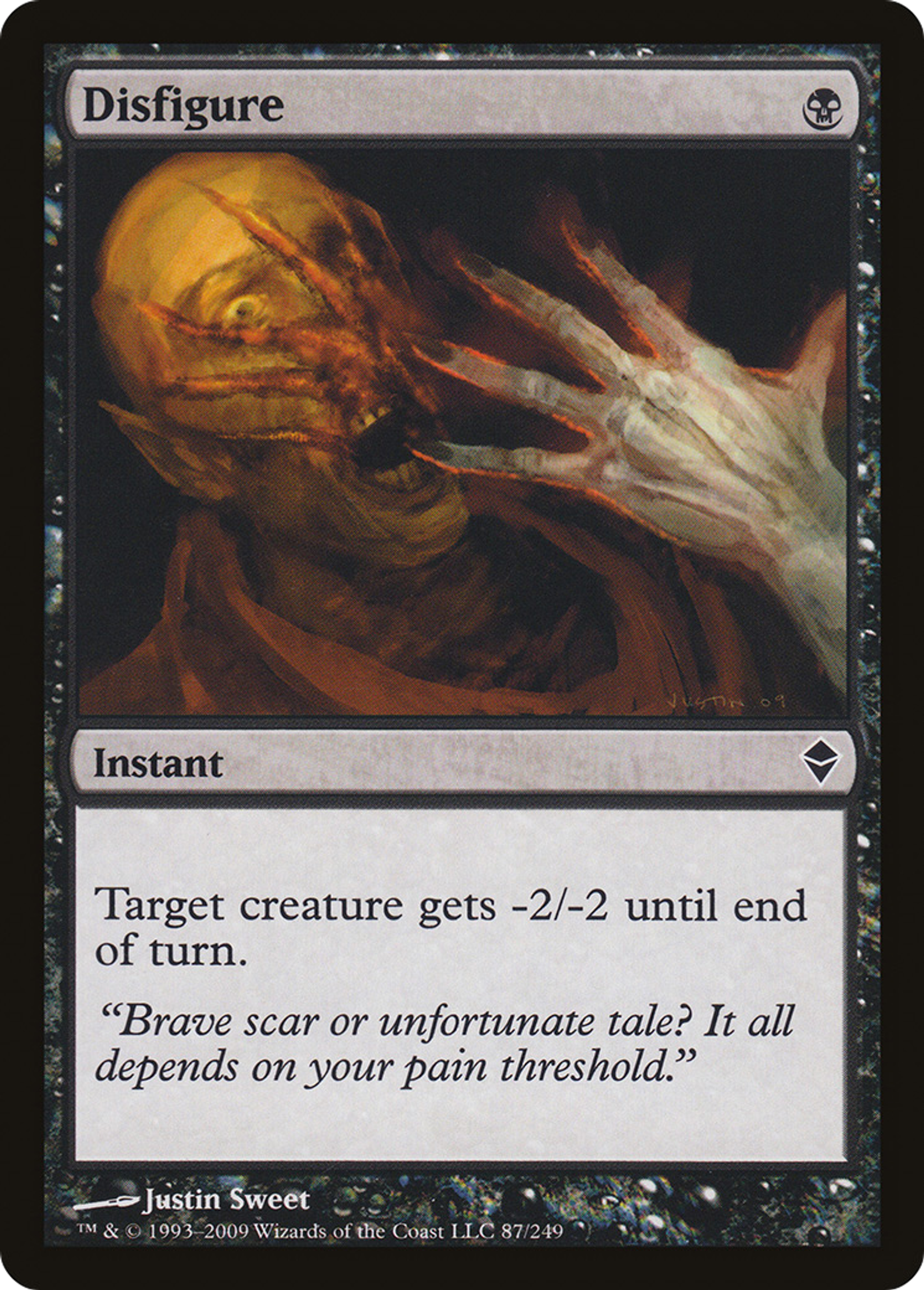 Disfigure — Zendikar — Magic: The Gathering