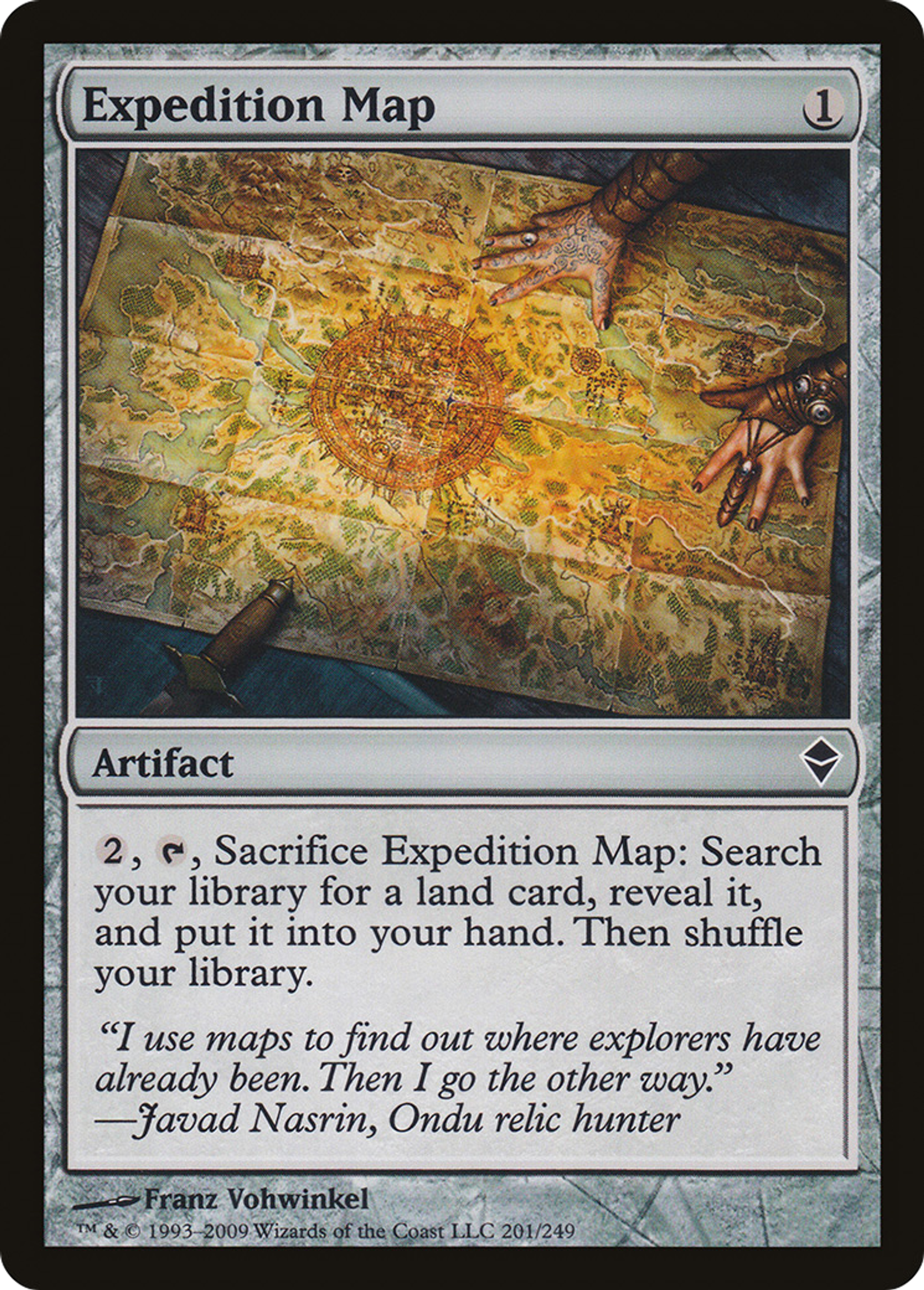 Expedition Map — Zendikar — Magic: The Gathering