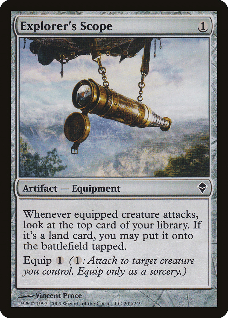 Explorer's Scope — Zendikar — Magic: The Gathering