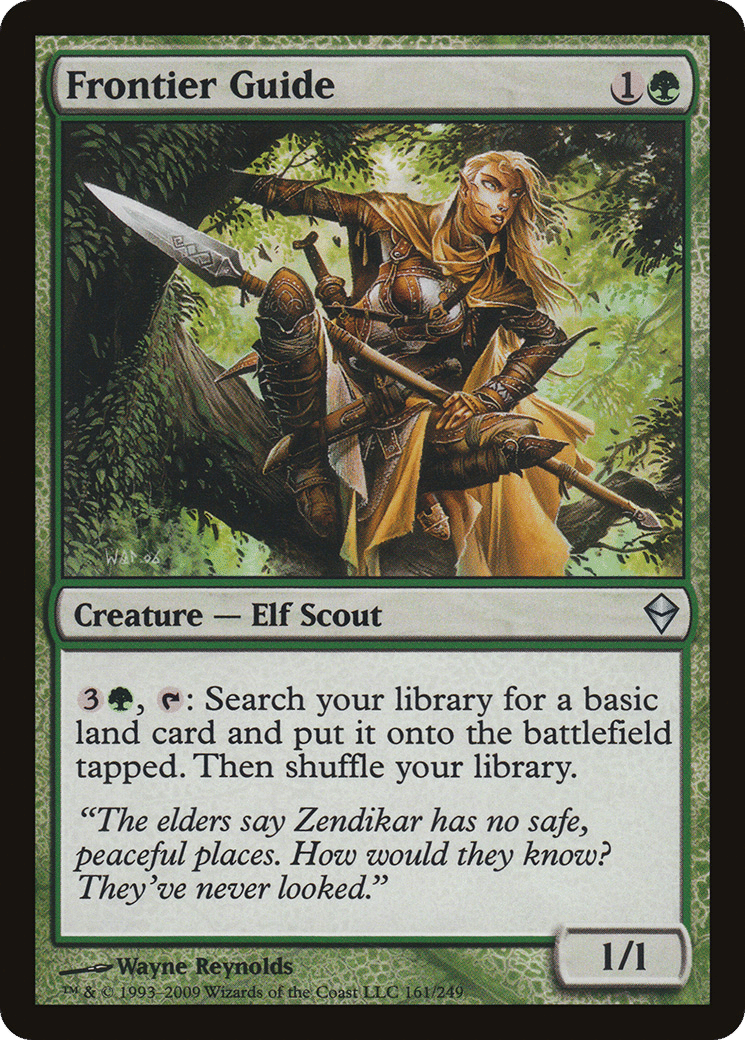 Frontier Guide — Zendikar — Magic: The Gathering
