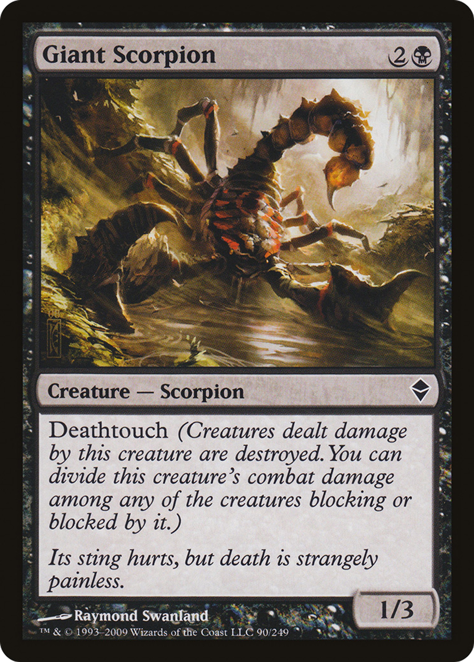 Giant Scorpion — Zendikar — Magic: The Gathering