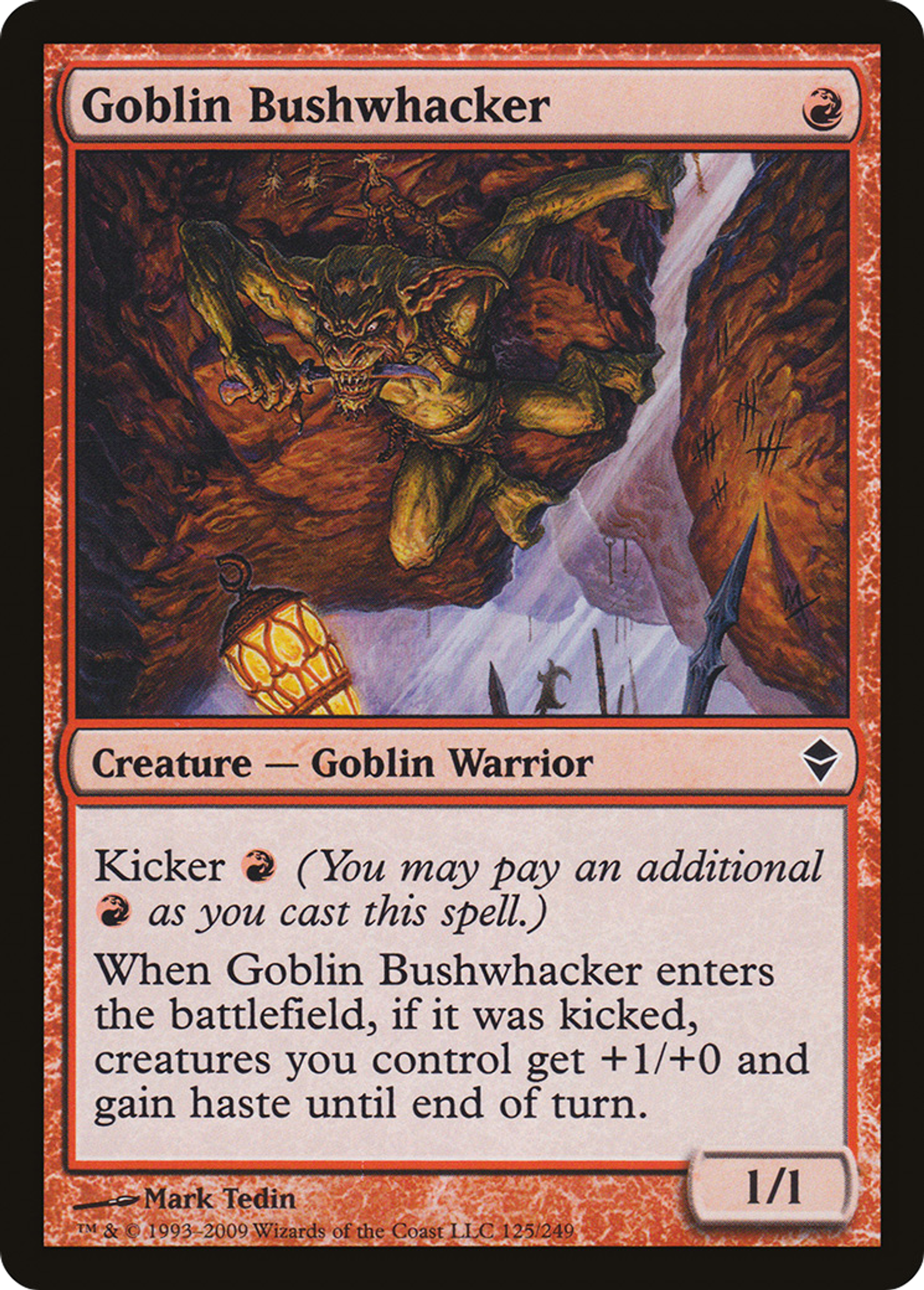 Goblin Bushwhacker — Zendikar — Magic: The Gathering
