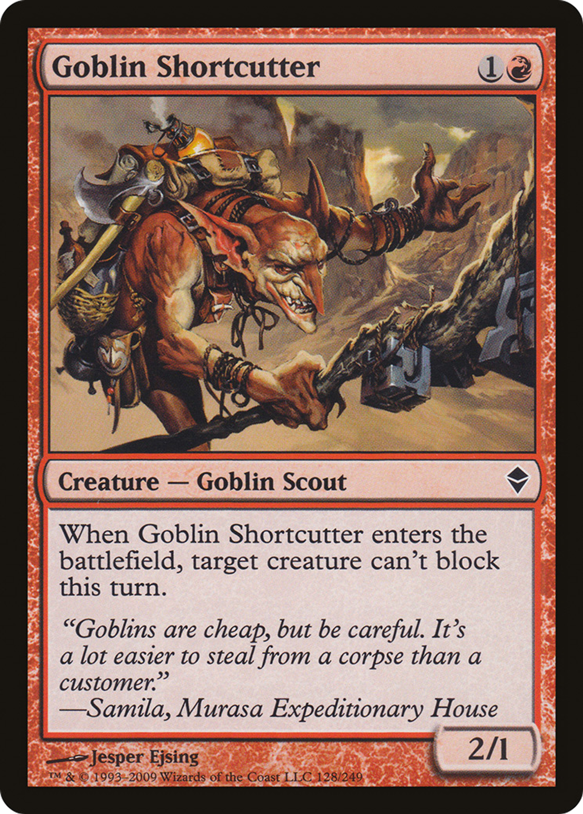 Goblin Shortcutter — Zendikar — Magic: The Gathering