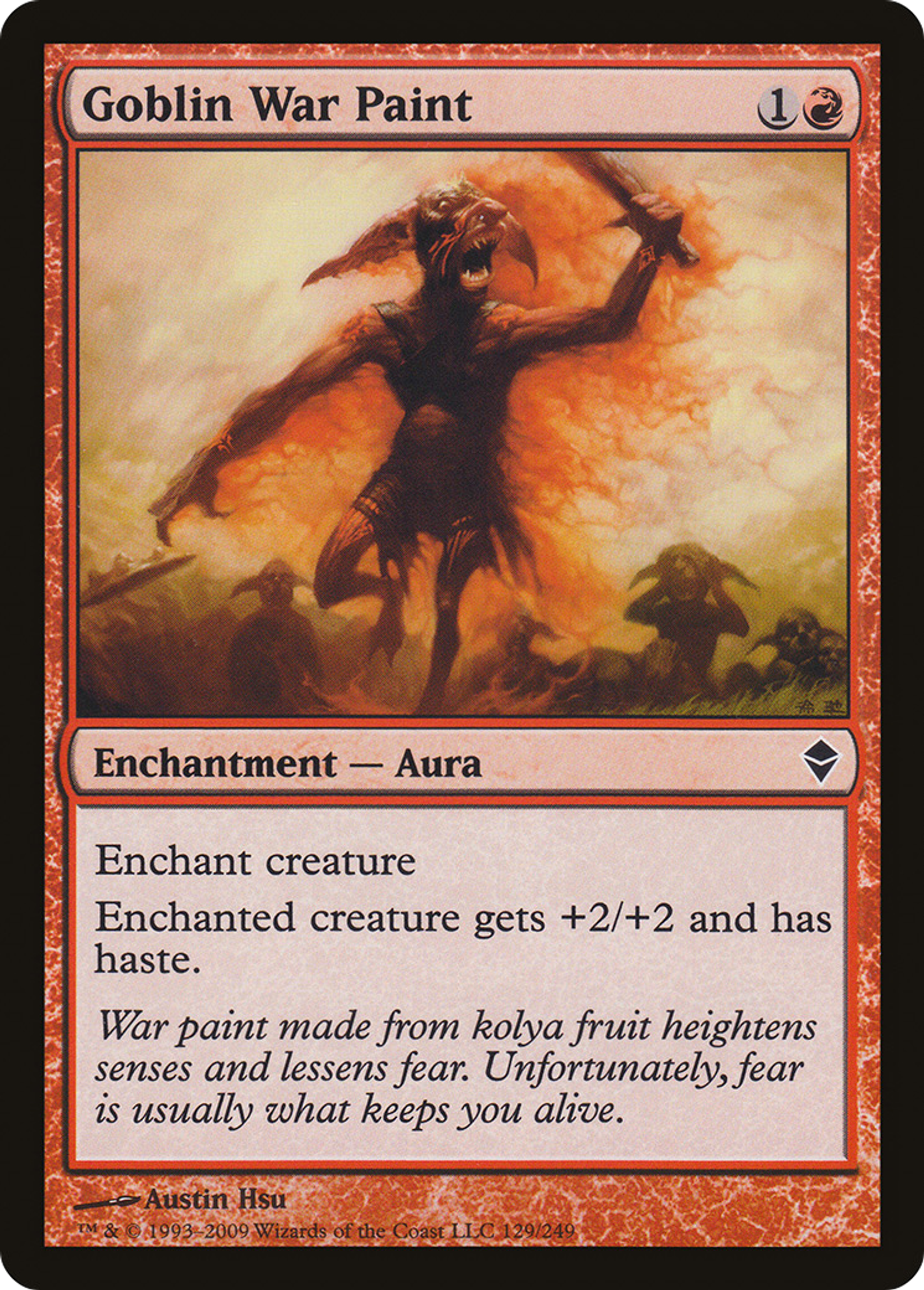 Goblin War Paint — Zendikar — Magic: The Gathering