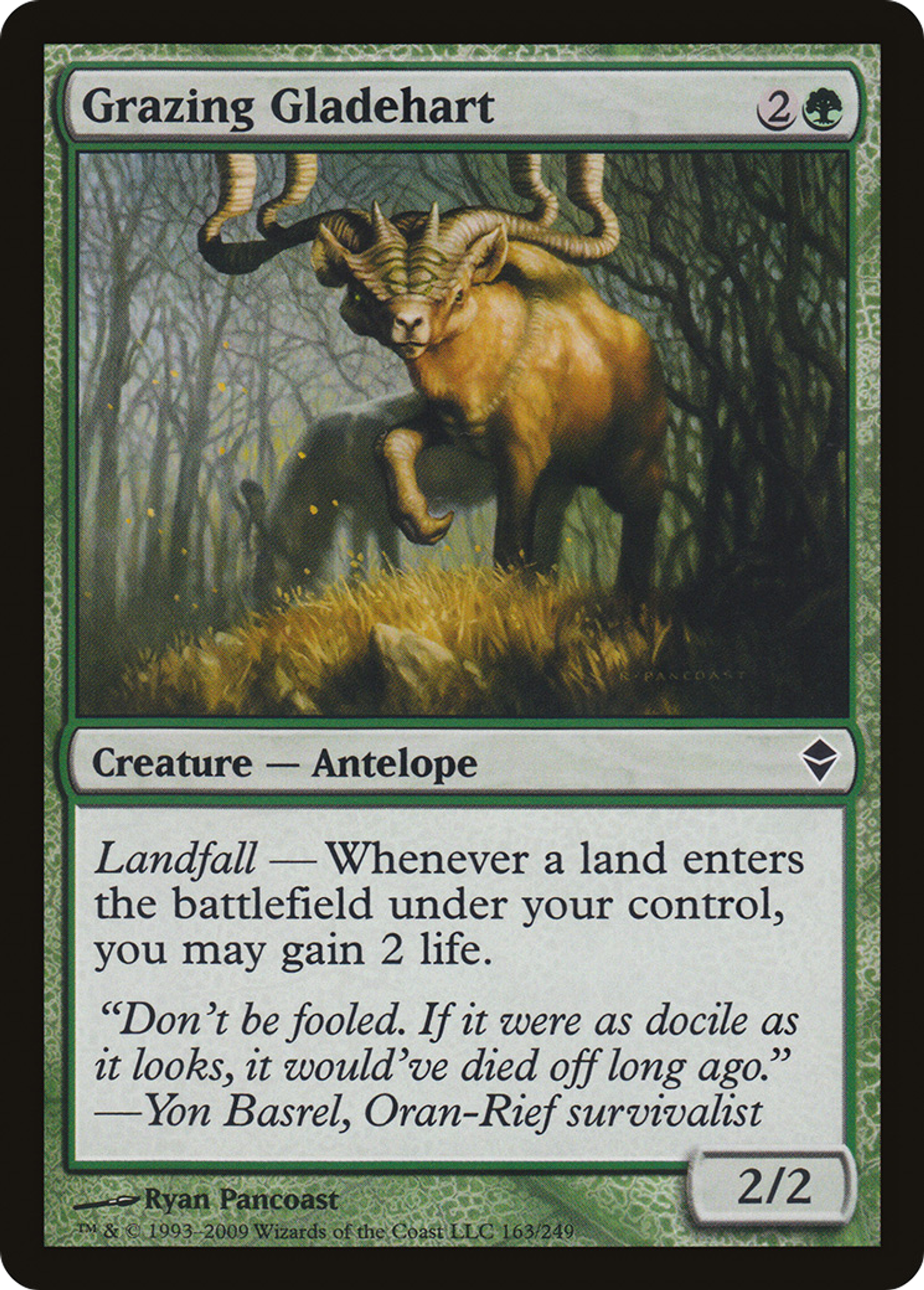 Grazing Gladehart — Zendikar — Magic: The Gathering