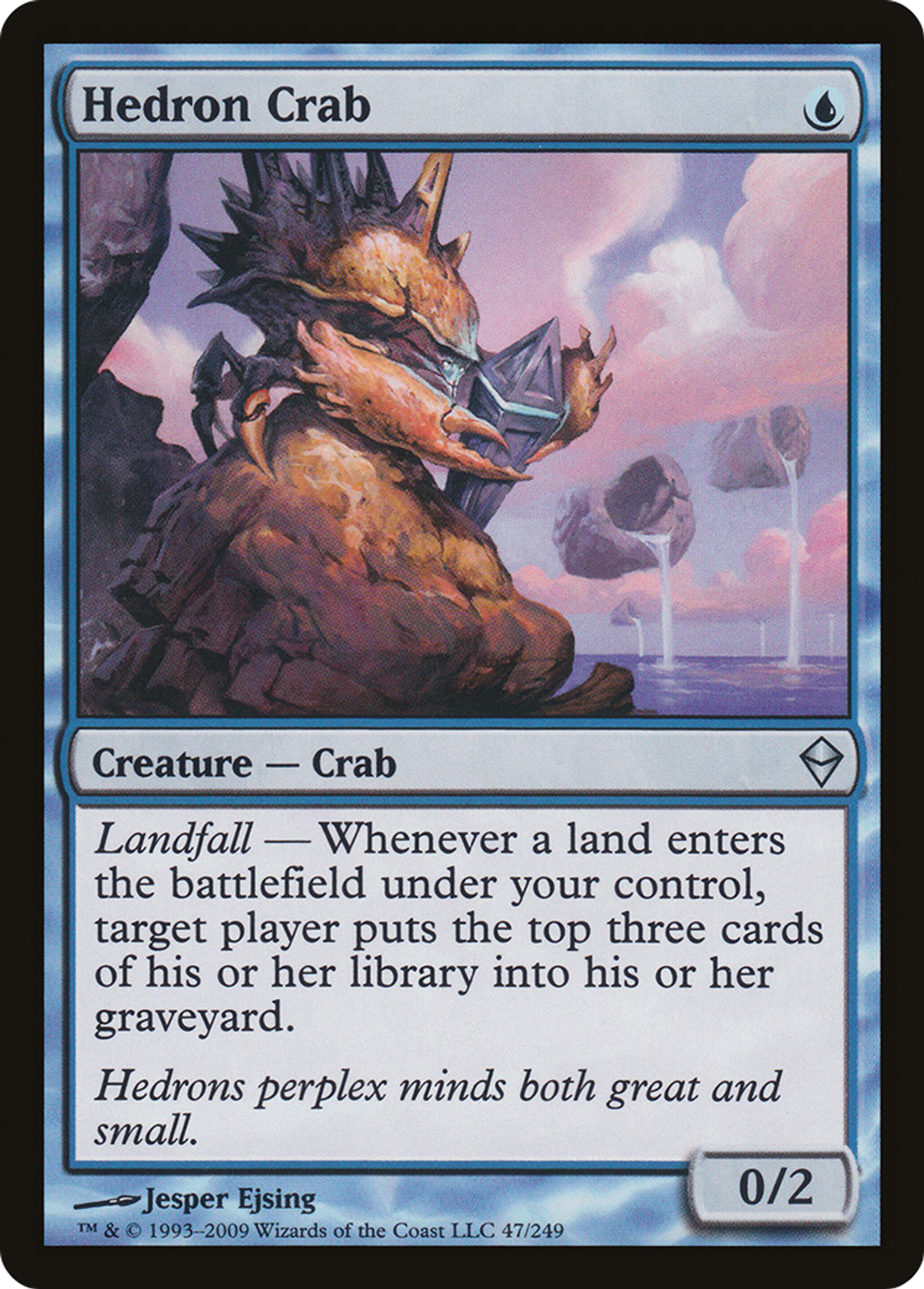 Hedron Crab — Zendikar — Magic: The Gathering