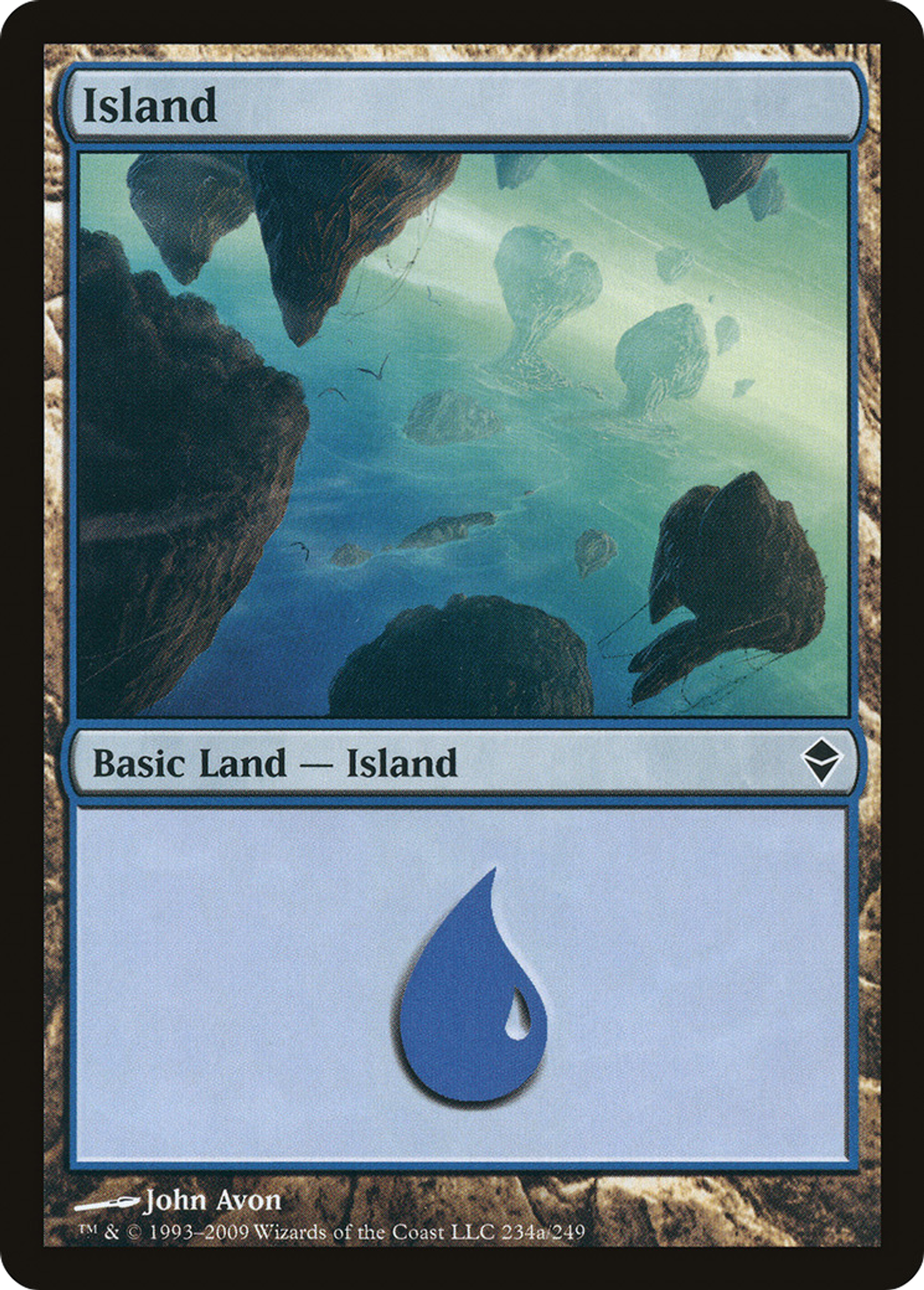 Island — Zendikar — Magic: The Gathering