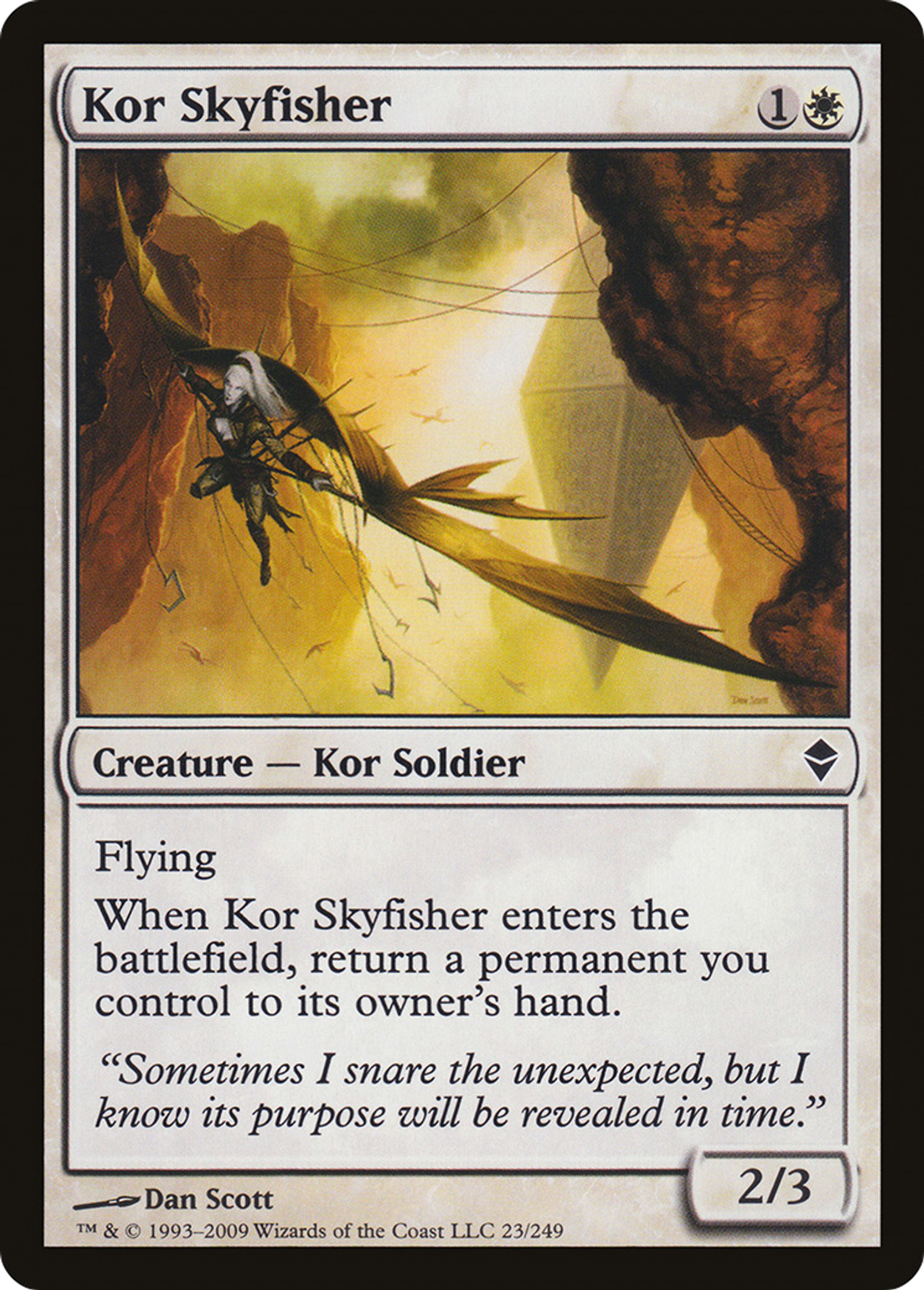 Kor Skyfisher — Zendikar — Magic: The Gathering