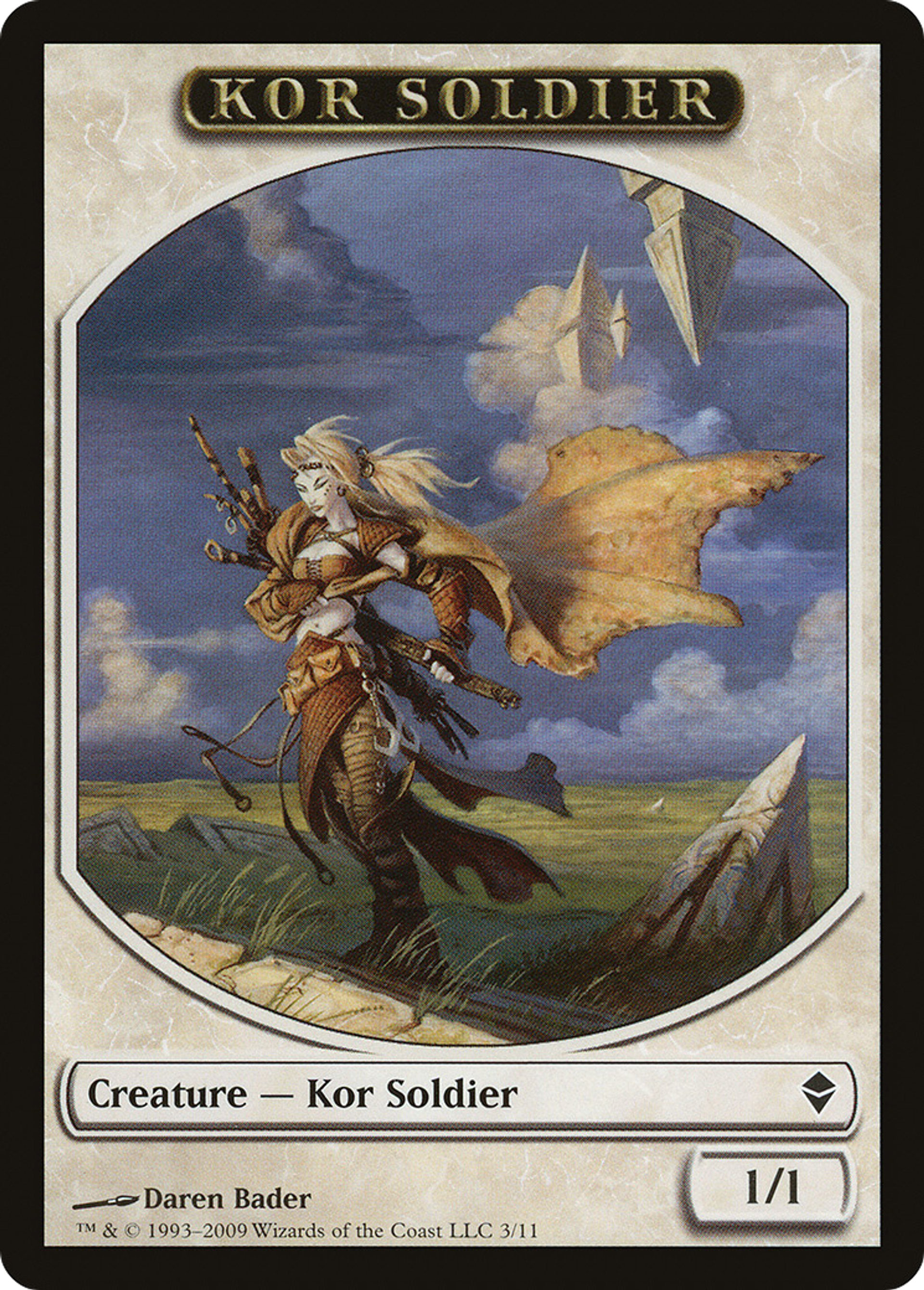Kor Soldier — Zendikar — Magic: The Gathering
