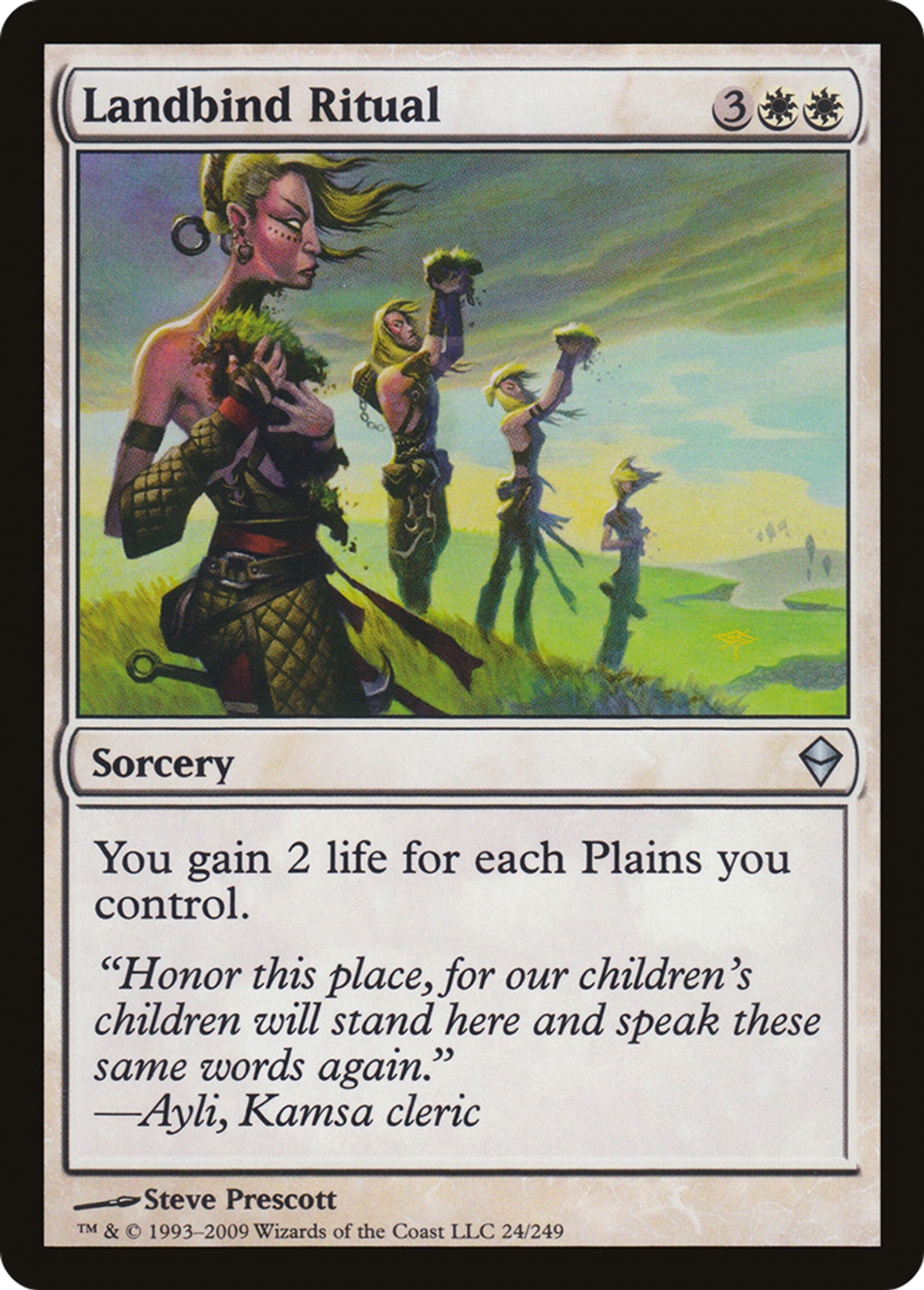 Landbind Ritual — Zendikar — Magic: The Gathering